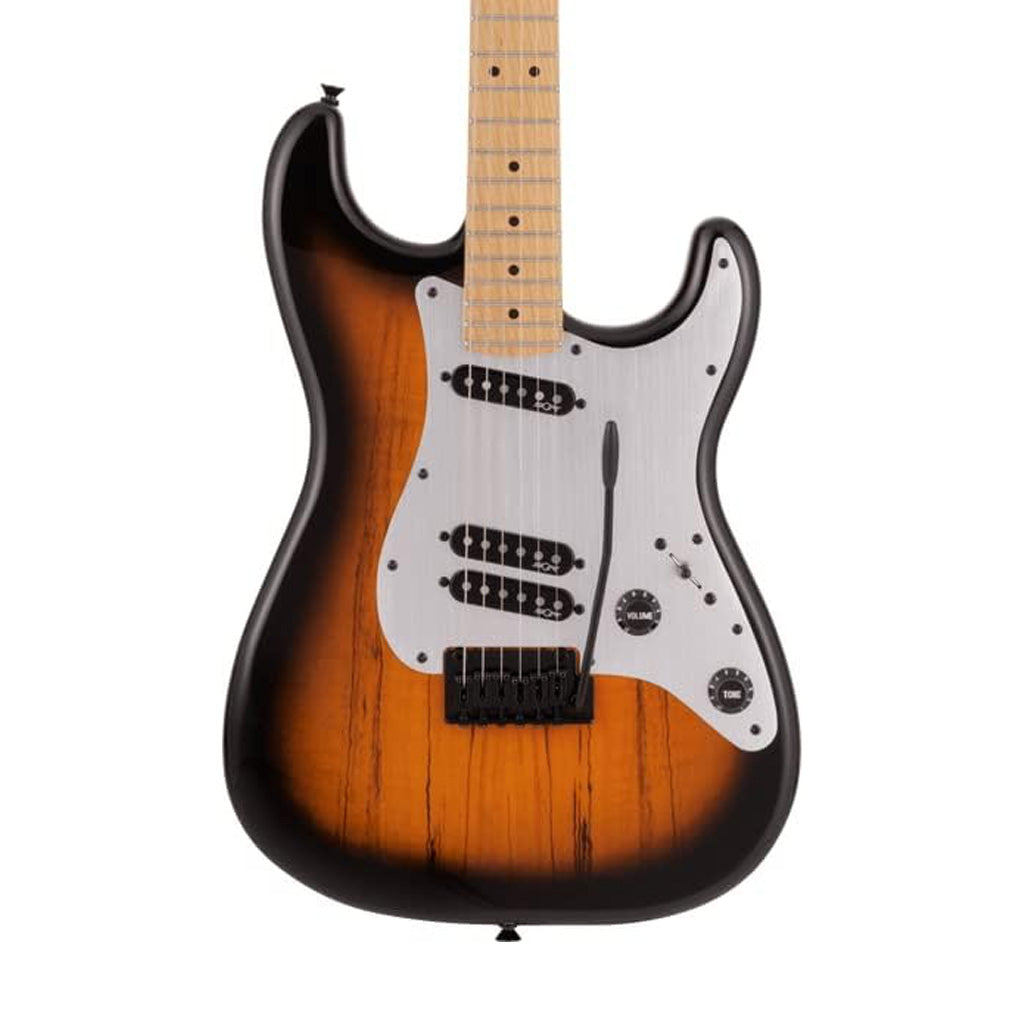 Squier FSR Contemporary Exotic Stratocaster Special Guitar, Roasted Maple FB, 2-Color Sunburst | Zoso Music Sdn Bhd
