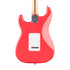 Squier FSR Sonic Stratocaster Electric Guitar w/White Pickguard, Laurel FB, Fiesta Red |  SQUIER BY FENDER |  ELECTRIC GUITAR |  Zoso Music
