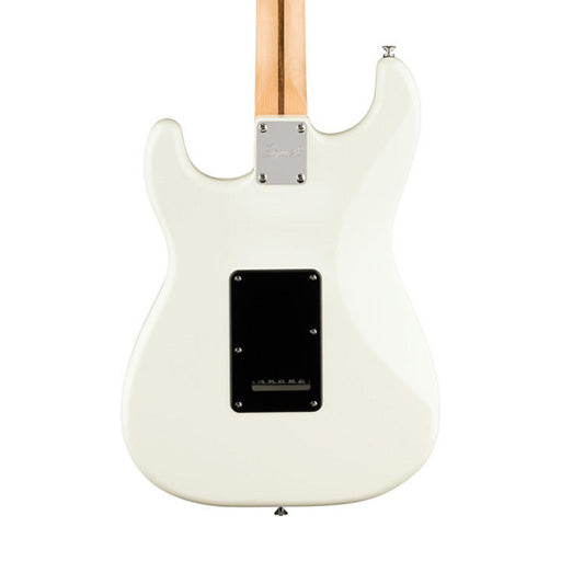 Squier FSR Sonic Stratocaster Electric Guitar w/Black Pickguard, Laurel FB, Arctic White |  SQUIER BY FENDER |  ELECTRIC GUITAR |  Zoso Music