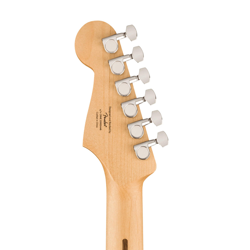 Squier FSR Sonic Stratocaster Electric Guitar w/Black Pickguard, Laurel FB, Arctic White |  SQUIER BY FENDER |  ELECTRIC GUITAR |  Zoso Music