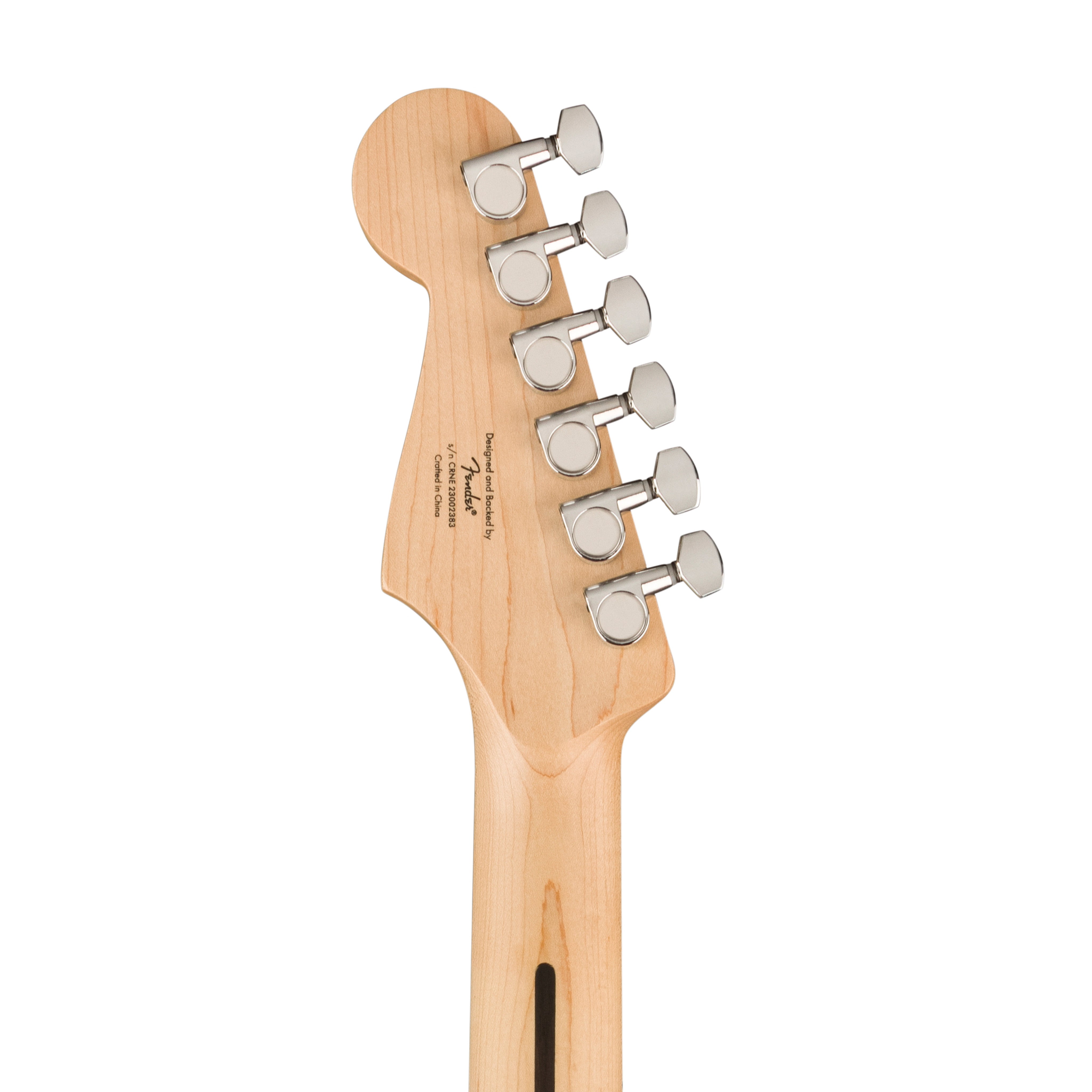 Squier FSR Sonic Stratocaster Electric Guitar w/White Pickguard, Maple FB, Arctic White