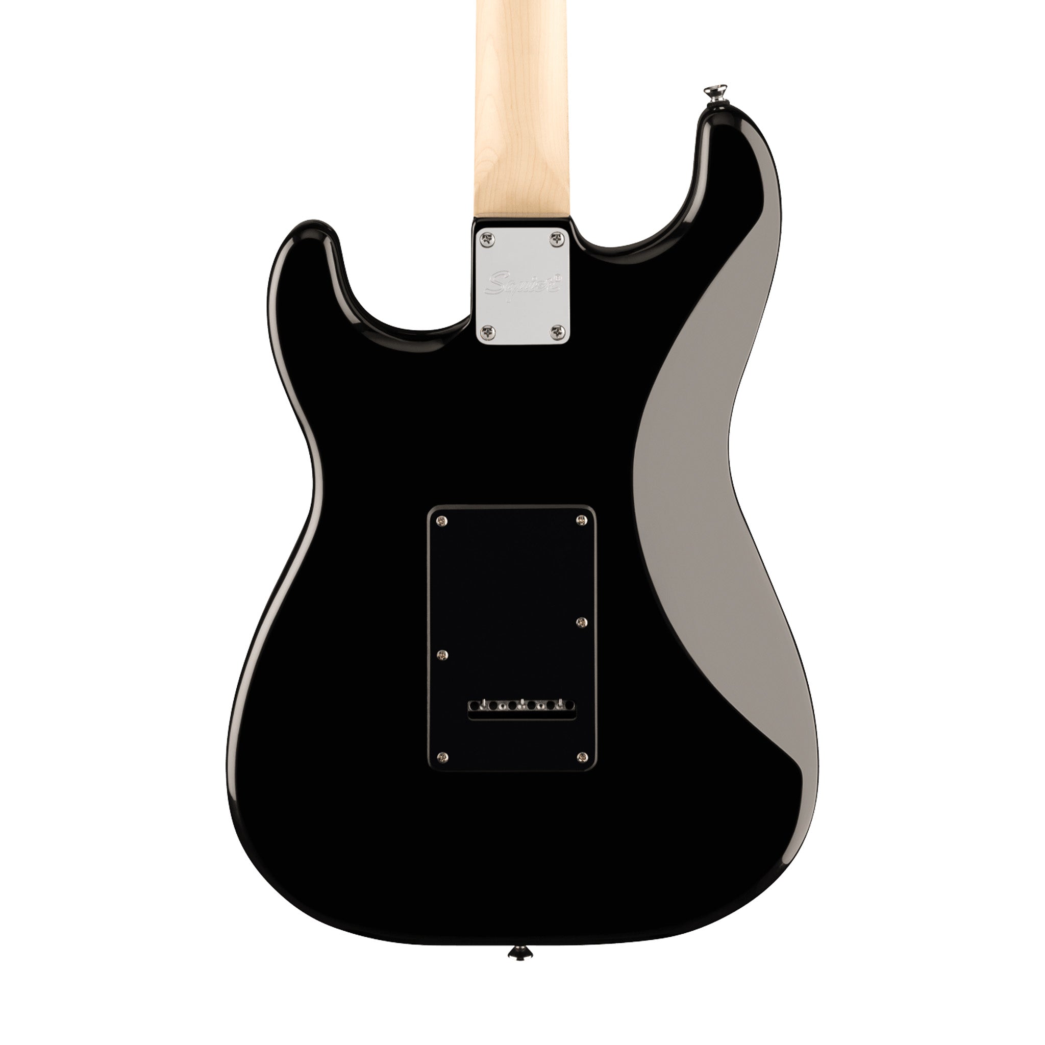 Squier FSR Sonic Stratocaster Electric Guitar w/Black PG & White Plastic Parts, Maple FB, Black |  SQUIER BY FENDER |  ELECTRIC GUITAR |  Zoso Music