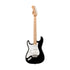 Squier Sonic Stratocaster Left-Handed Electric Guitar w/White Pickguard, Maple FB, Black |  SQUIER BY FENDER |  ELECTRIC GUITAR |  Zoso Music