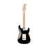 Squier Sonic Stratocaster Left-Handed Electric Guitar w/White Pickguard, Maple FB, Black |  SQUIER BY FENDER |  ELECTRIC GUITAR |  Zoso Music