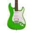 Squier FSR Sonic Stratocaster HSS Electric Guitar w/White Pickguard, Laurel FB, Lime Green |  SQUIER BY FENDER |  ELECTRIC GUITAR |  Zoso Music