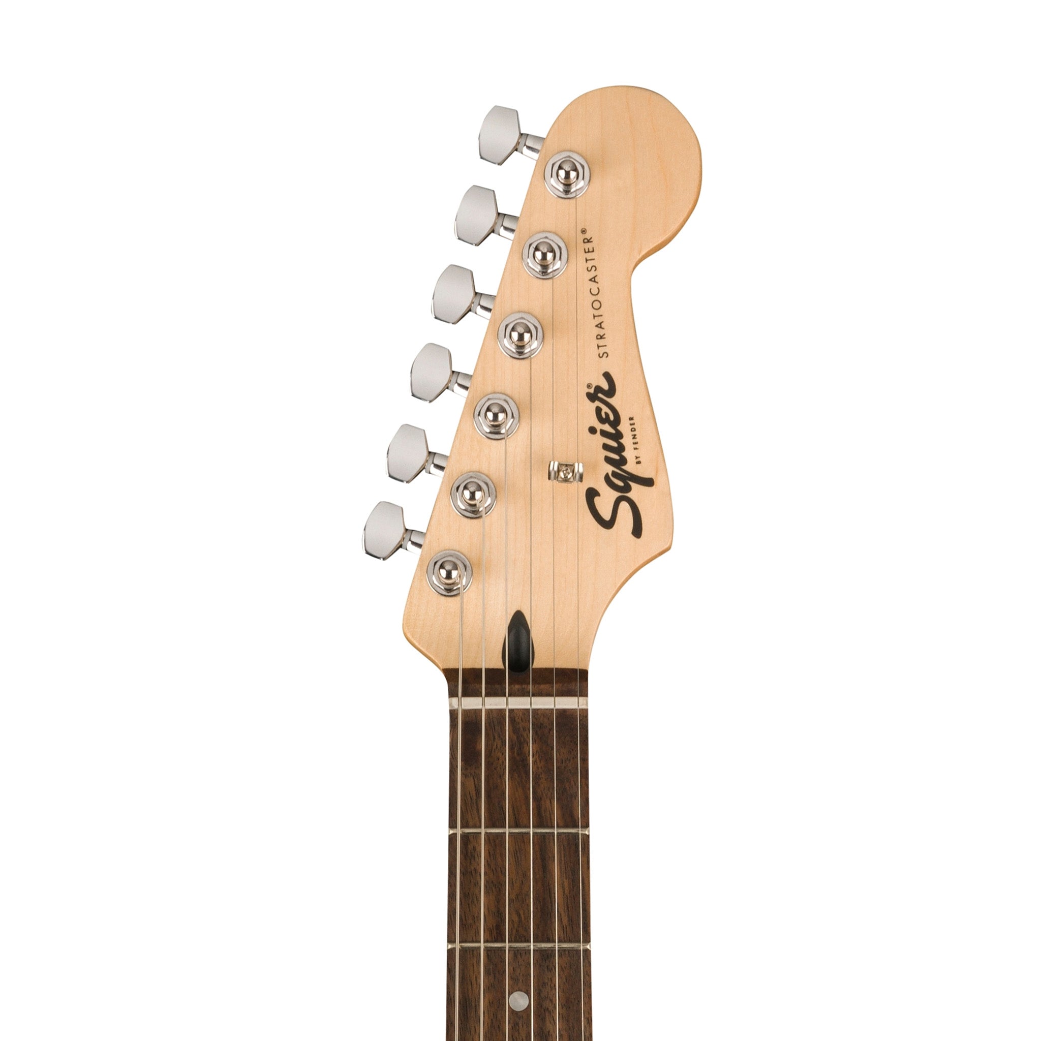 Squier FSR Sonic Stratocaster HSS Electric Guitar w/White Pickguard, Laurel FB, Lime Green |  SQUIER BY FENDER |  ELECTRIC GUITAR |  Zoso Music