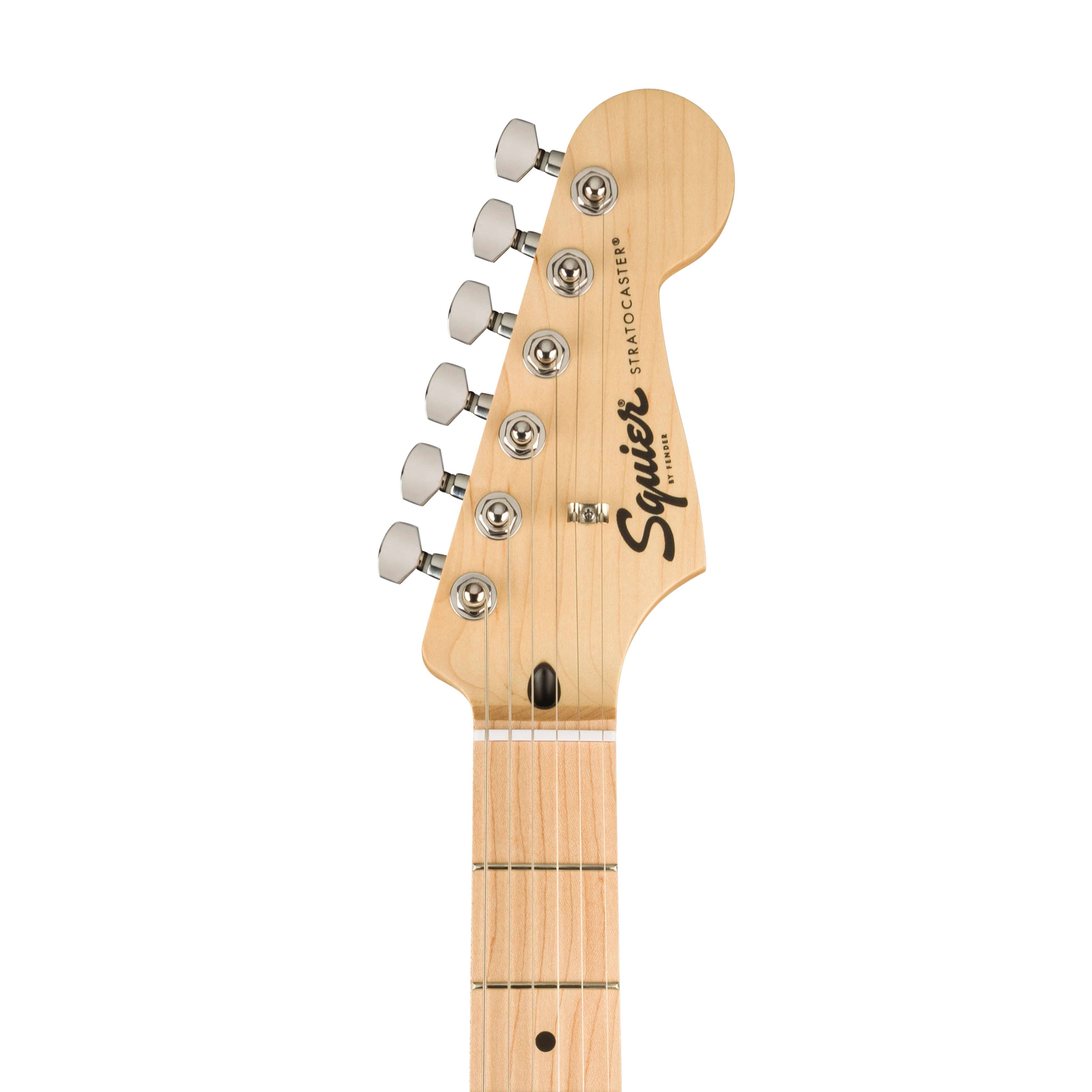 Squier FSR Sonic Stratocaster HSS Electric Guitar w/White Pickguard, Maple FB, California Blue