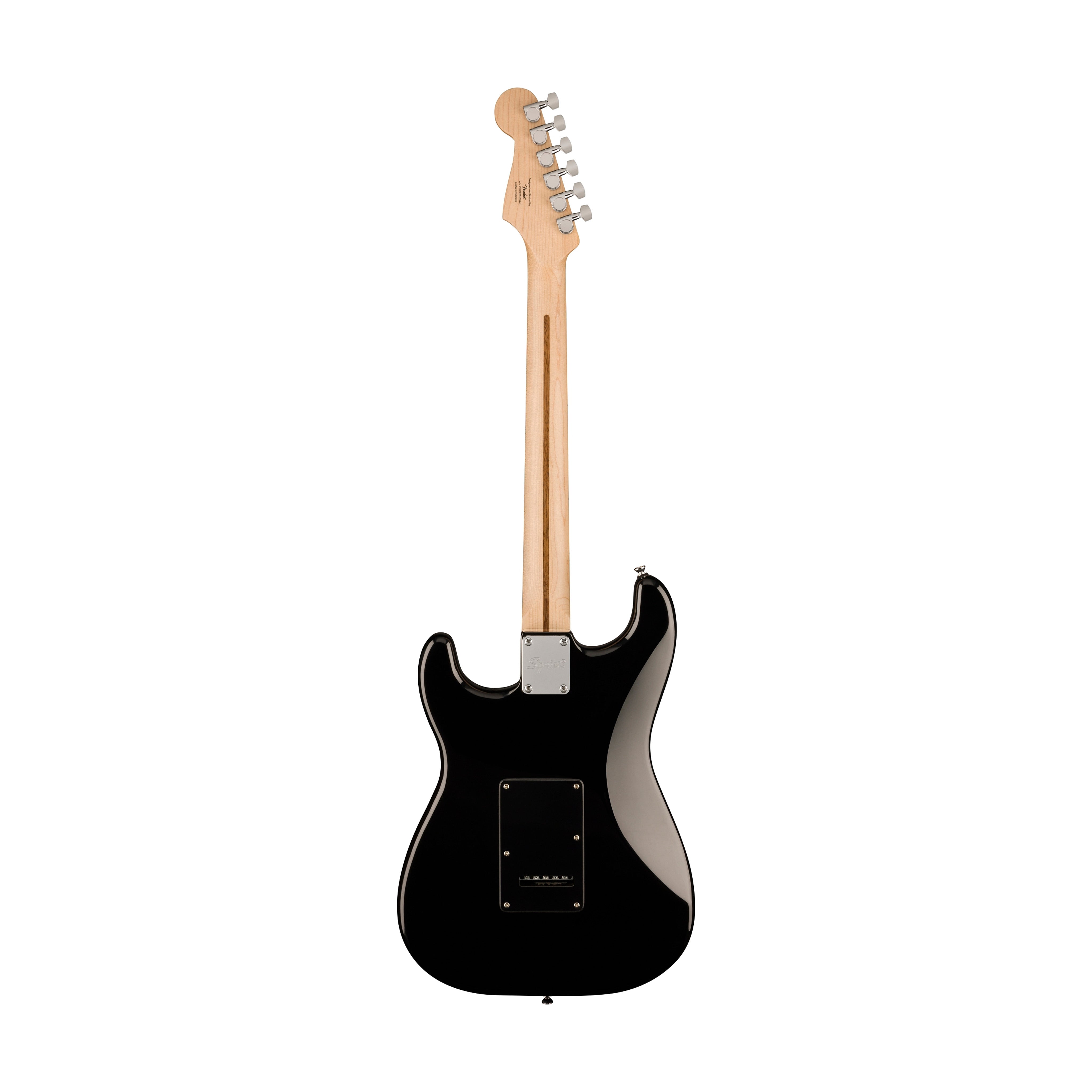 Squier Sonic Stratocaster HSS Electric Guitar w/Black Pickguard, Maple FB, Black |  SQUIER BY FENDER |  ELECTRIC GUITAR |  Zoso Music