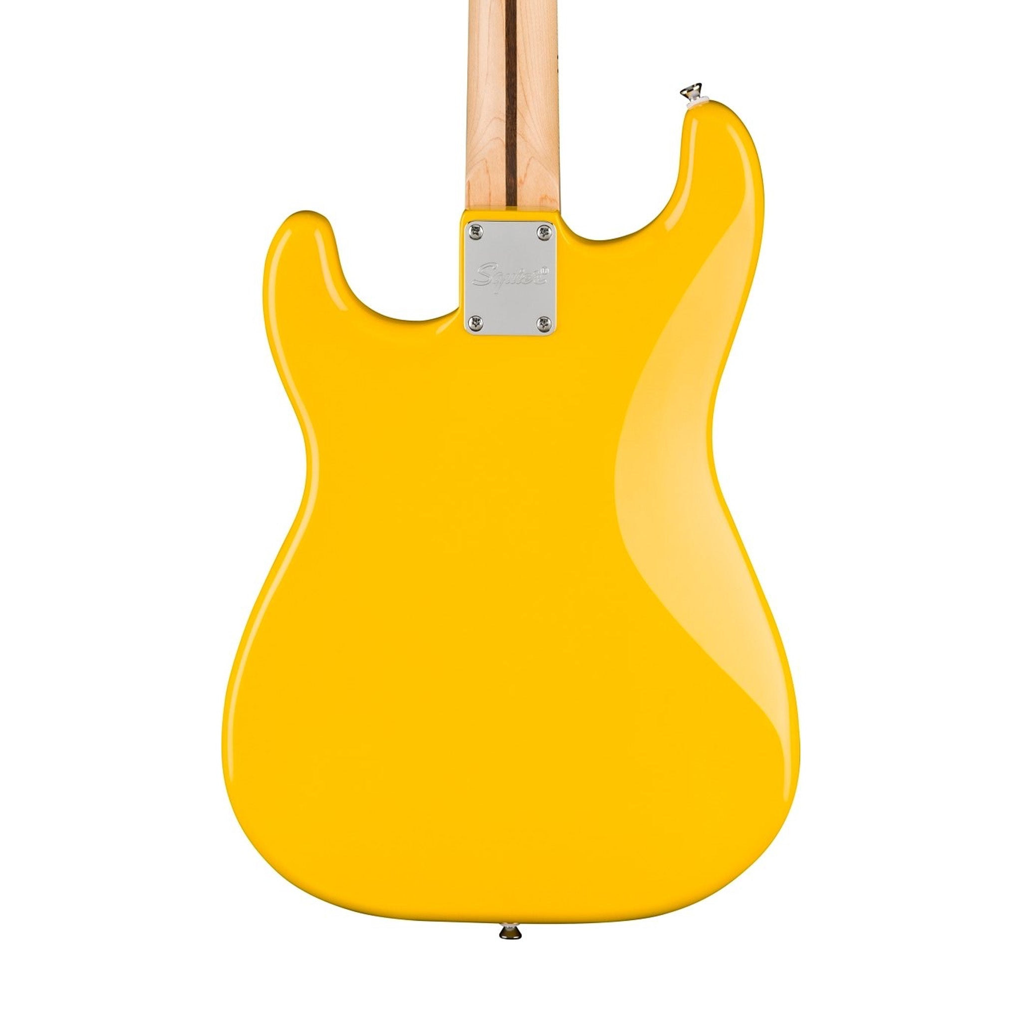 Squier Limited Edition Sonic Stratocaster HT Electric Guitar w/White Pickguard, Maple FB, Graffiti Yellow |  SQUIER BY FENDER |  ELECTRIC GUITAR |  Zoso Music