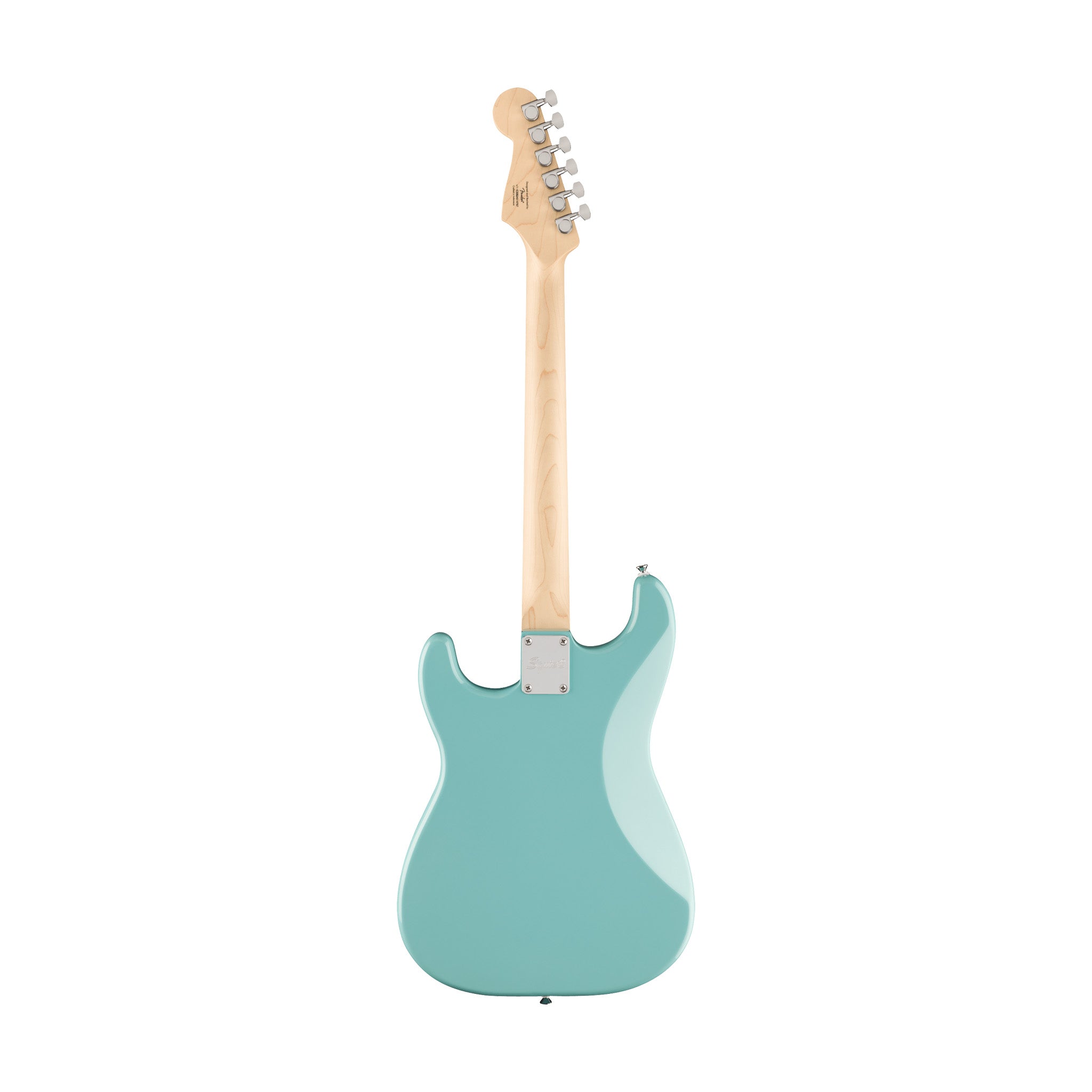 Squier FSR Sonic Stratocaster HT Electric Guitar w/White Pickguard, Maple FB, Tropical Turquoise |  SQUIER BY FENDER |  ELECTRIC GUITAR |  Zoso Music