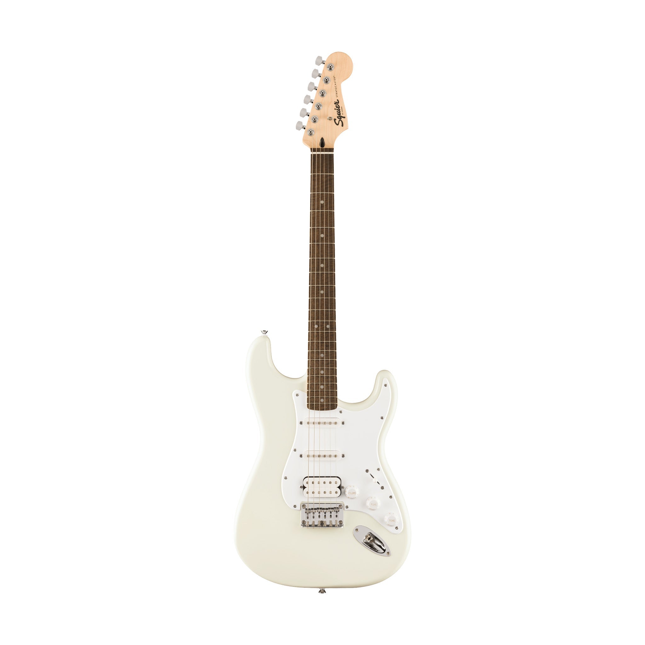 Squier FSR Sonic Stratocaster HT HSS Electric Guitar, Laurel FB, Arctic White |  SQUIER BY FENDER |  ELECTRIC GUITAR |  Zoso Music