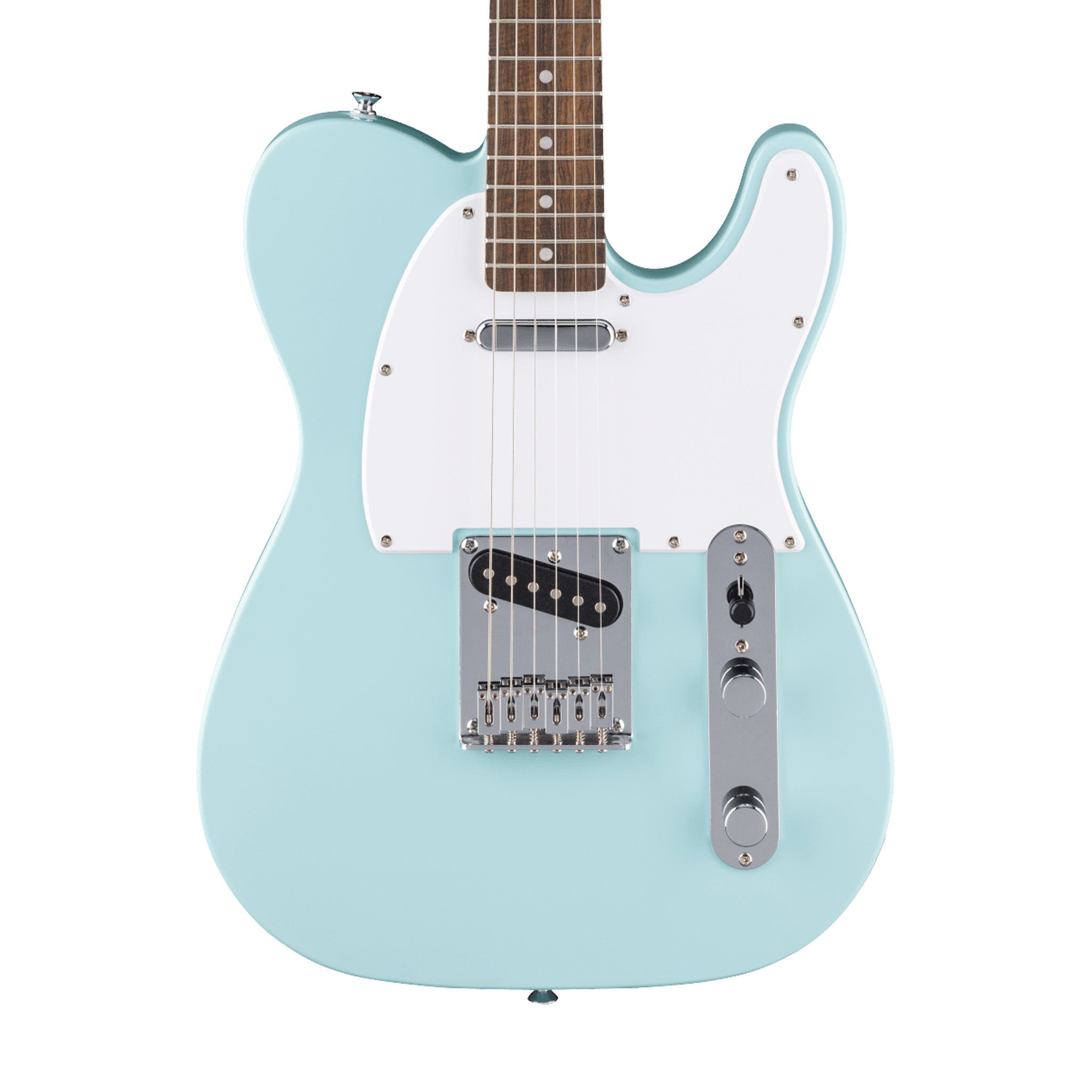 Squier FSR Sonic Telecaster Electric Guitar w/White Pickguard, Laurel FB, Daphne Blue | Zoso Music Sdn Bhd