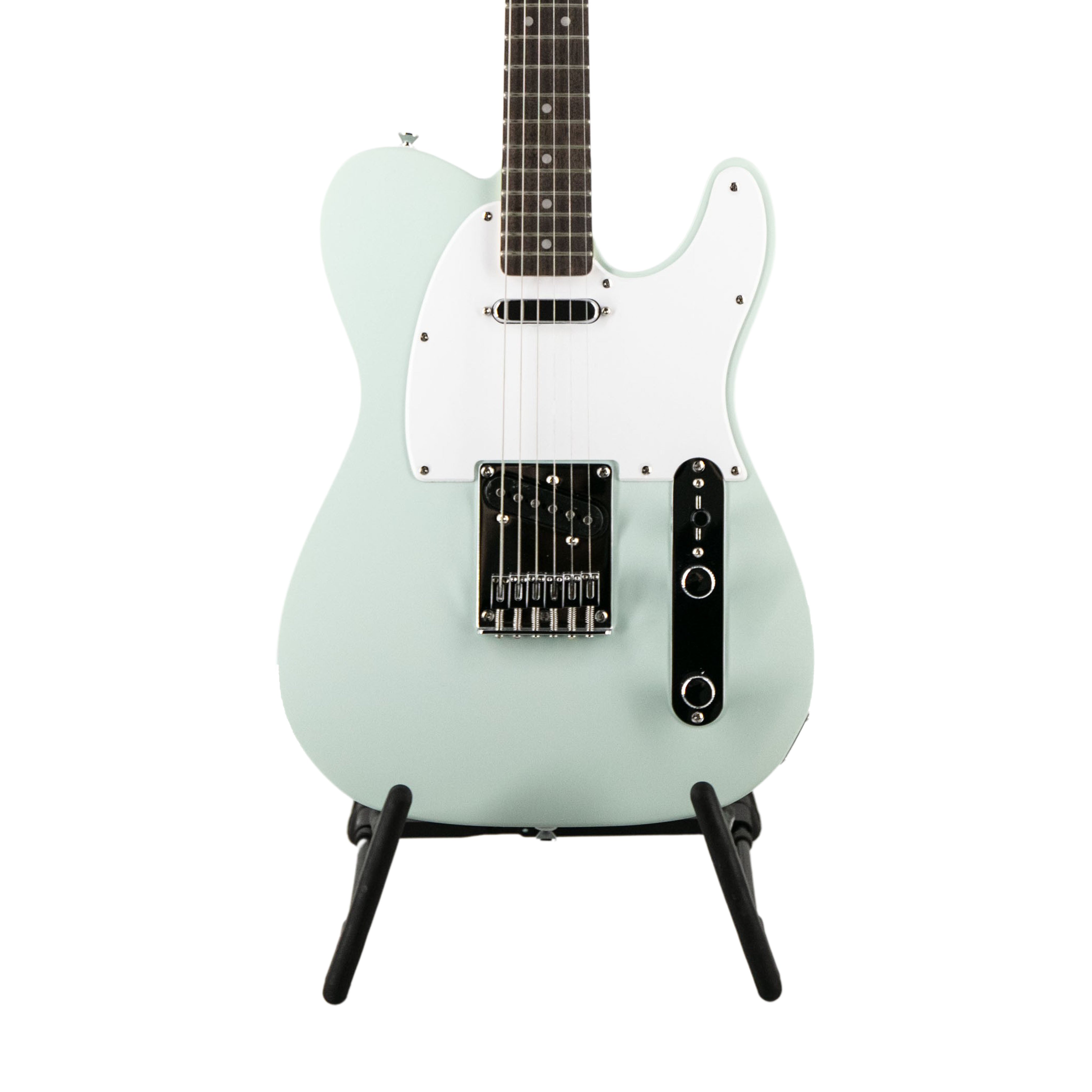 Squier FSR Sonic Telecaster Electric Guitar w/White Pickguard, Laurel FB, Surf Green | Zoso Music Sdn Bhd