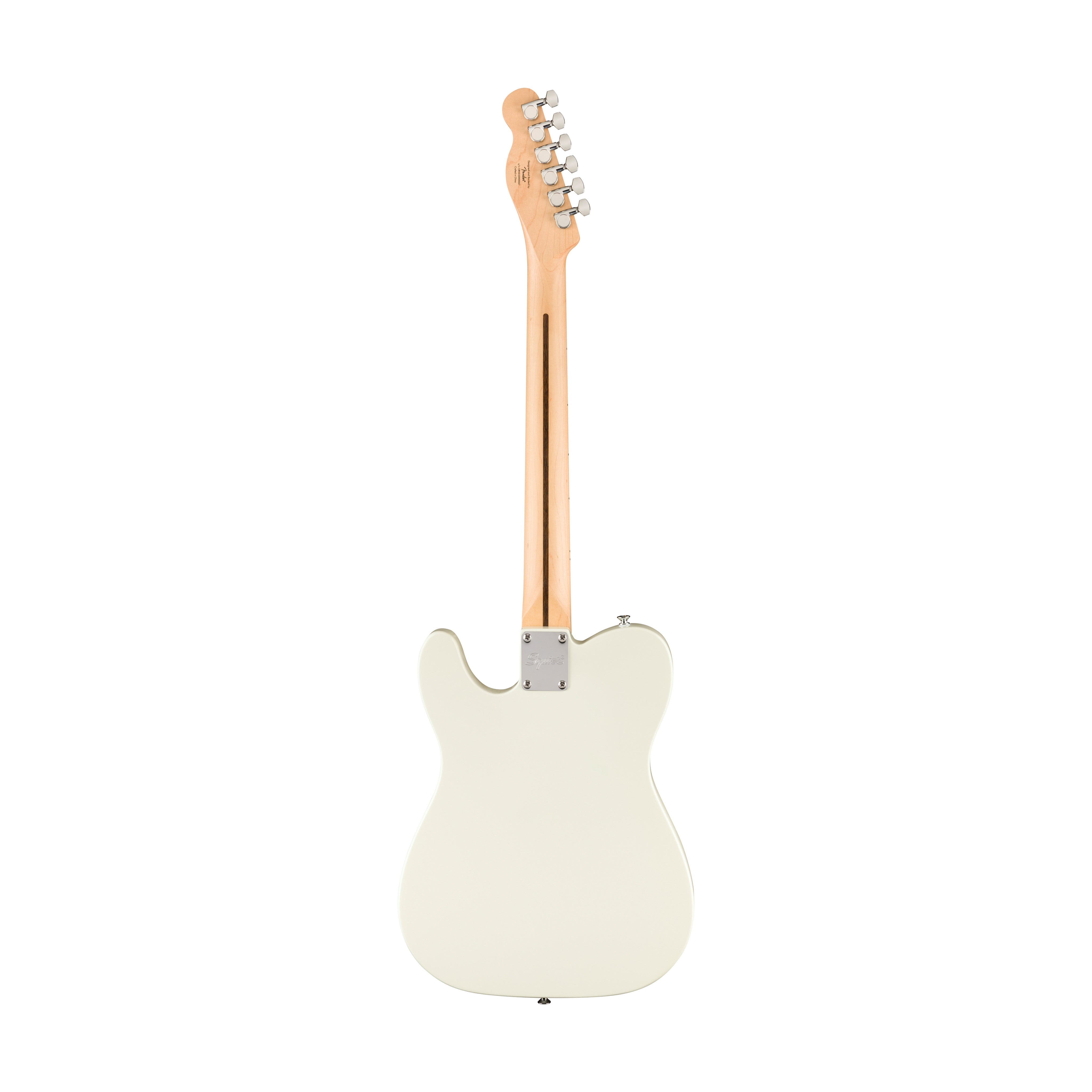 Squier FSR Sonic Telecaster Electric Guitar w/White Pickguard, Maple FB, Arctic White