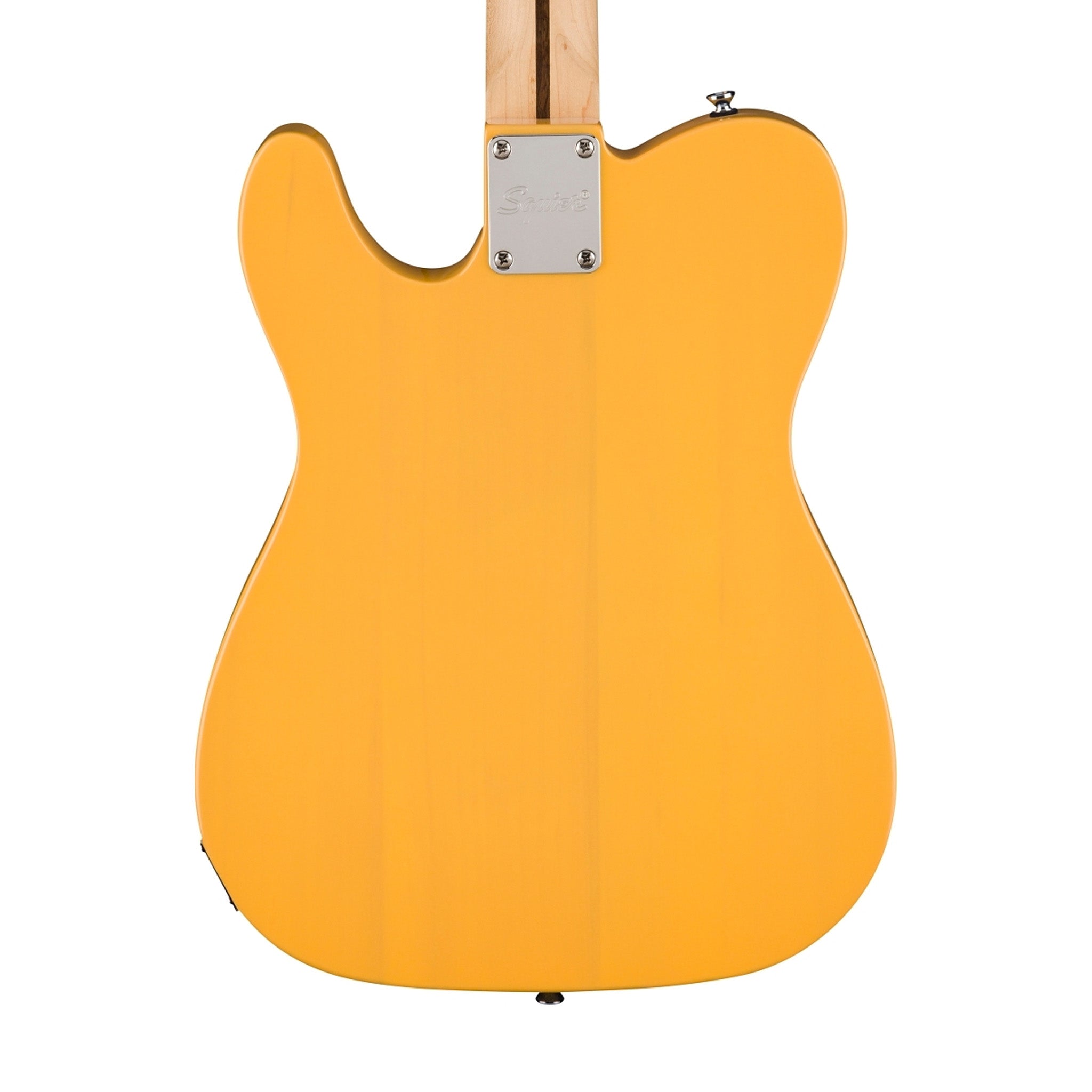 Squier Sonic Telecaster Electric Guitar Bundle w/Black Pickguard, Maple FB, Butterscotch Blonde