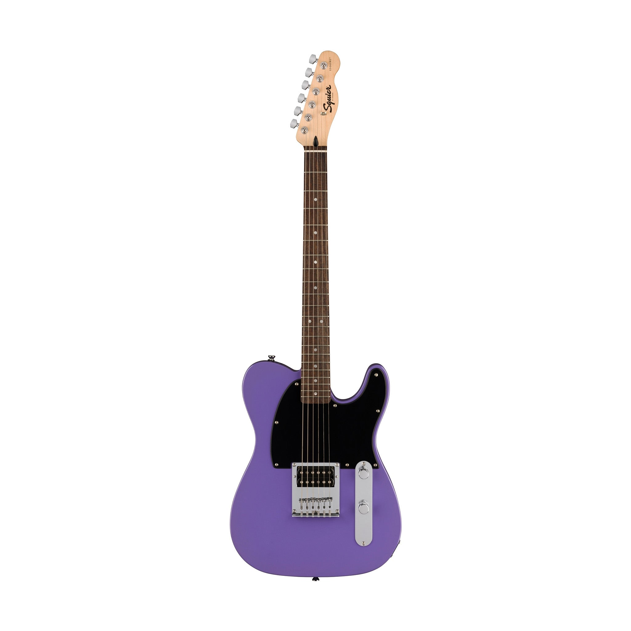 Squier Sonic Esquire H Electric Guitar w/Black Pickguard, Laurel FB, Ultraviolet