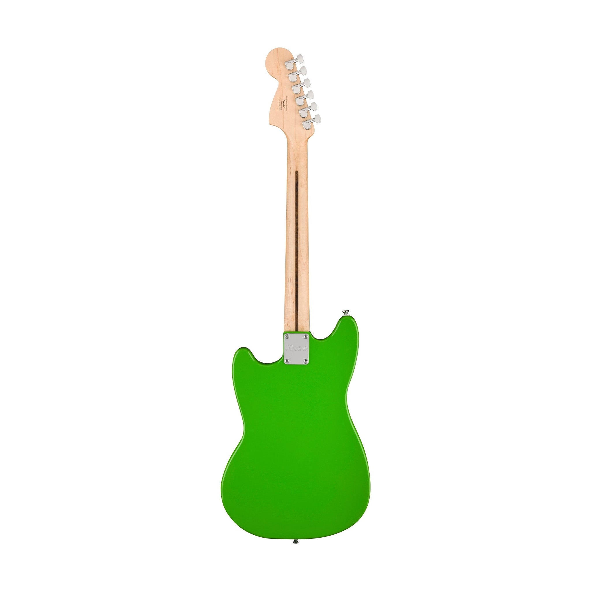 Squier Limited Edition Sonic Mustang Electric Guitar w/White Pickguard, Laurel FB, Lime Green |  SQUIER BY FENDER |  ELECTRIC GUITAR |  Zoso Music