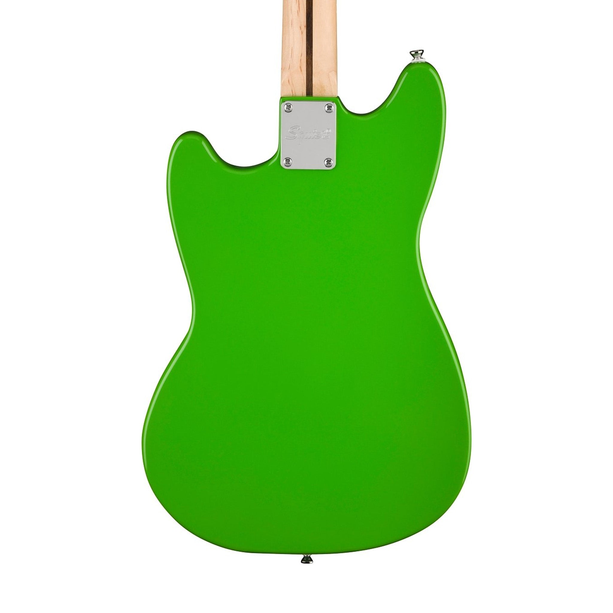 Squier Limited Edition Sonic Mustang Electric Guitar w/White Pickguard, Laurel FB, Lime Green |  SQUIER BY FENDER |  ELECTRIC GUITAR |  Zoso Music