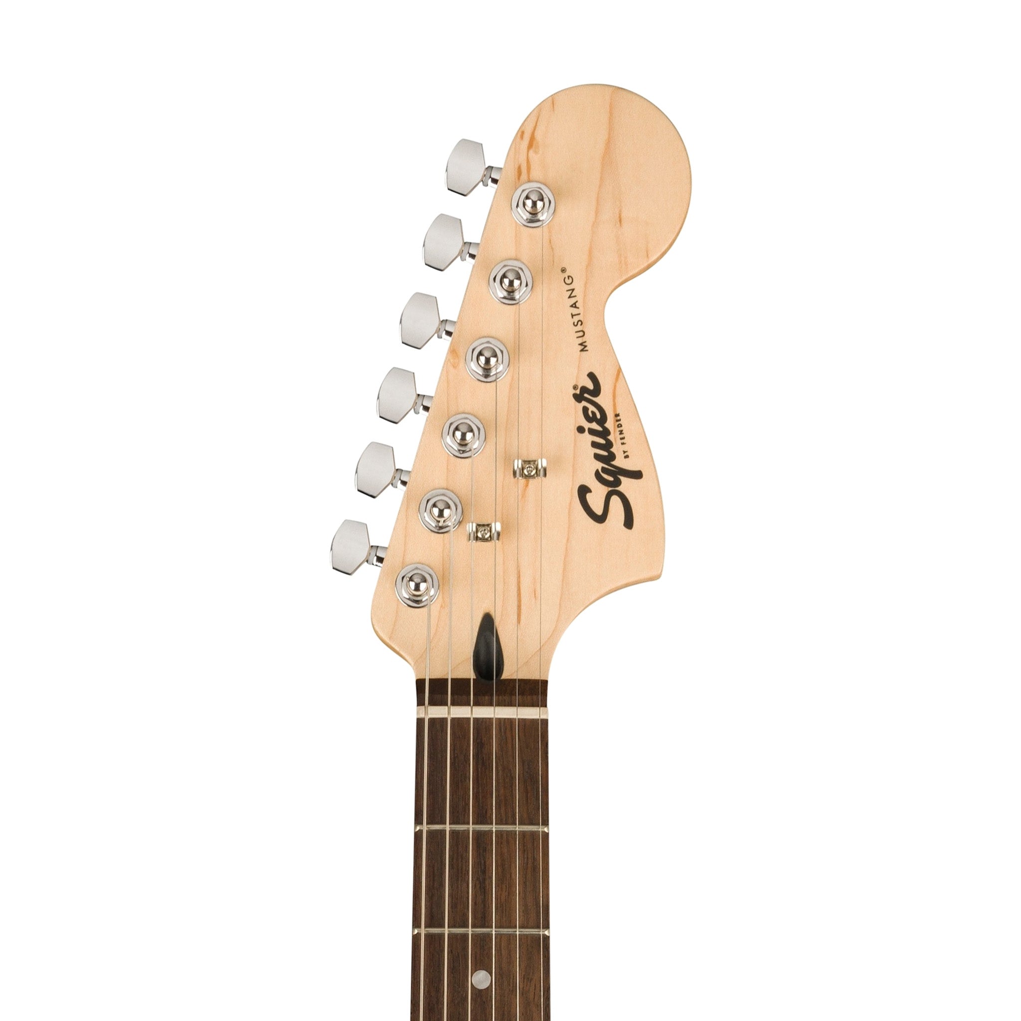 Squier Limited Edition Sonic Mustang Electric Guitar w/White Pickguard, Laurel FB, Lime Green |  SQUIER BY FENDER |  ELECTRIC GUITAR |  Zoso Music