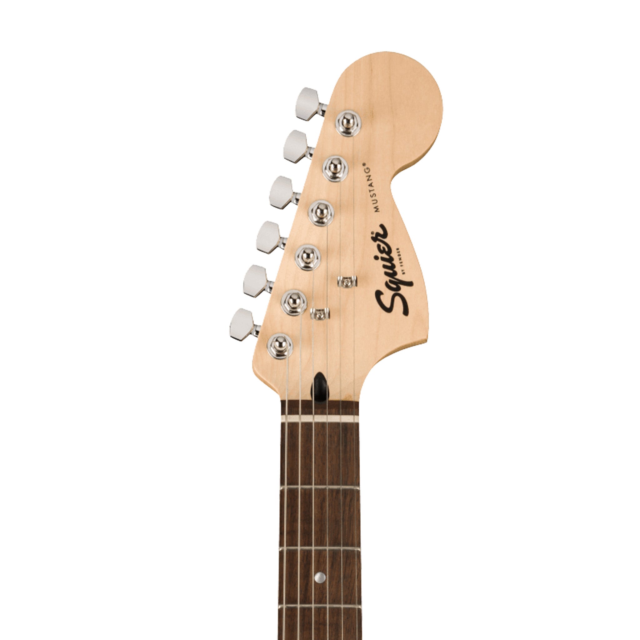 Squier FSR Sonic Mustang Electric Guitar w/Black Pickguard, Laurel FB, Graffiti Yellow |  SQUIER BY FENDER |  ELECTRIC GUITAR |  Zoso Music
