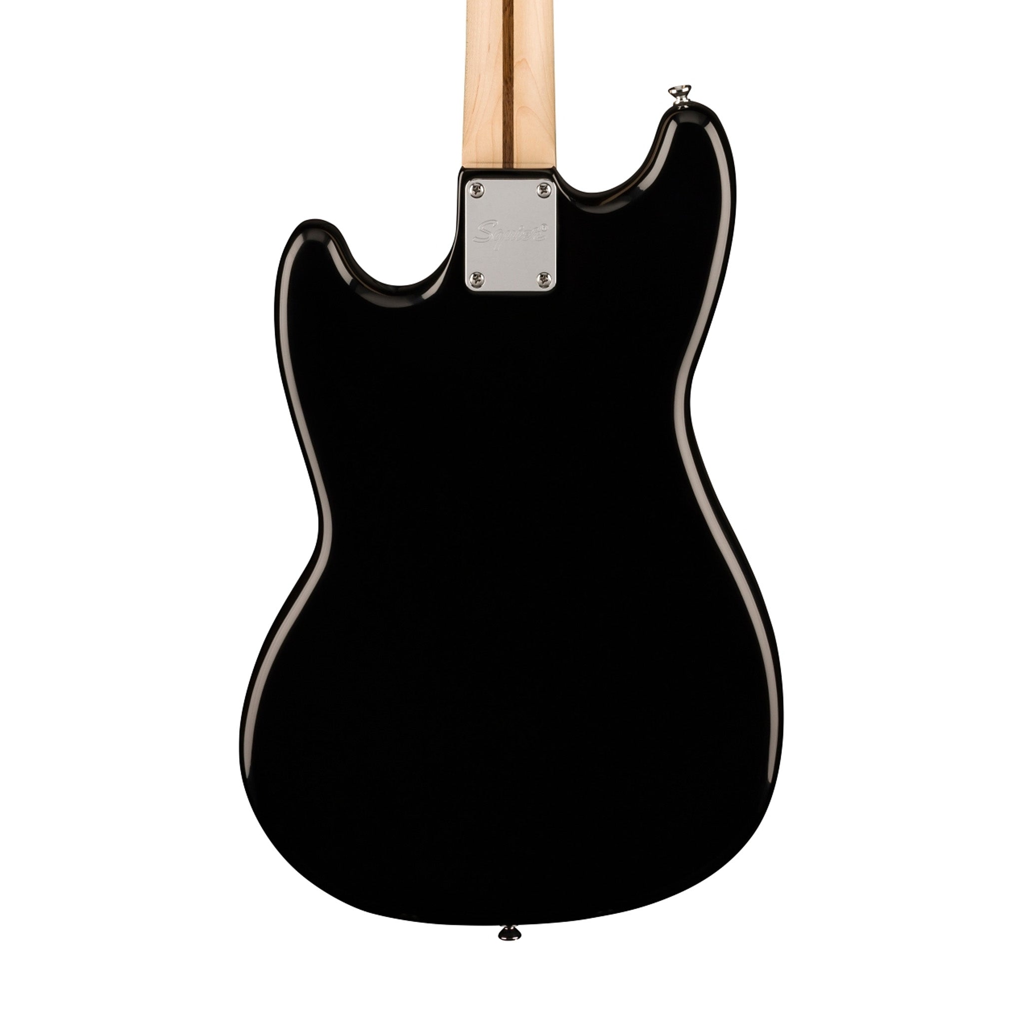 Squier Sonic Bronco Bass Guitar w/White Pickguard, Laurel FB, Black
