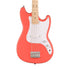 Squier Sonic Bronco Bass Guitar w/White Pickguard, Maple FB, Tahitian Coral |  SQUIER BY FENDER |  ELECTRIC GUITAR |  Zoso Music