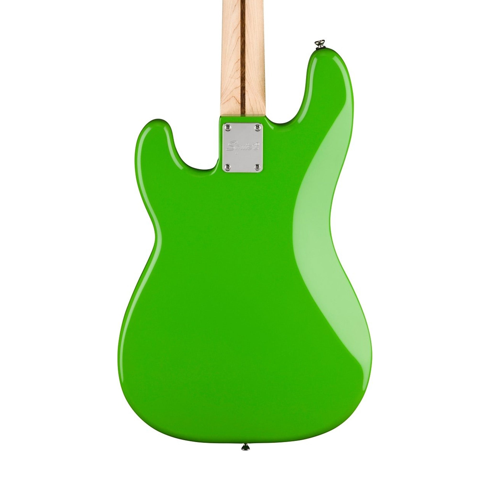 Squier Limited Edition Sonic Precision Bass Guitar w/Black Pickguard, Laurel FB, Lime Green |  SQUIER BY FENDER |  ELECTRIC GUITAR |  Zoso Music