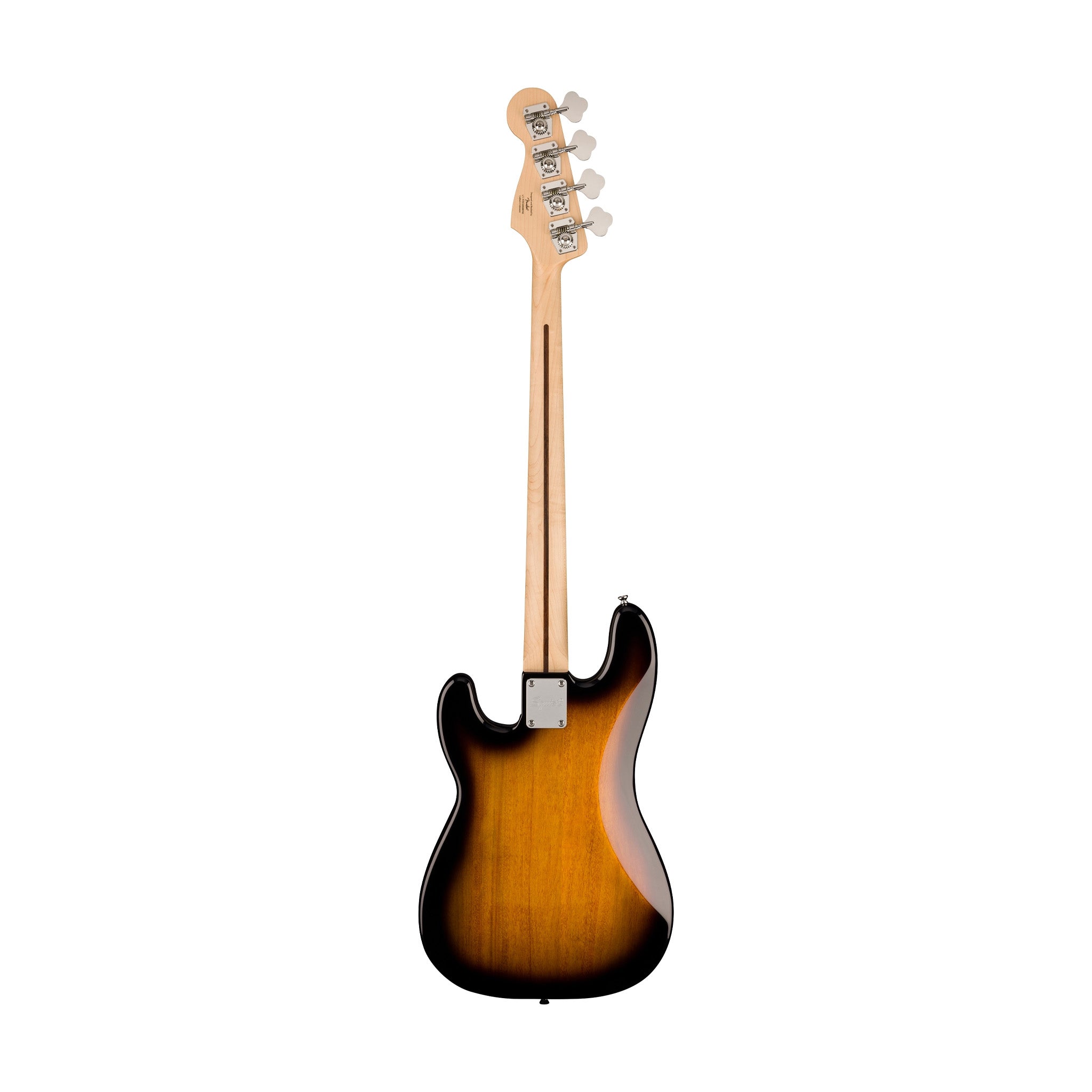 Squier Sonic Precision Bass Guitar w/White Pickguard, Maple FB, 2-Color Sunburst