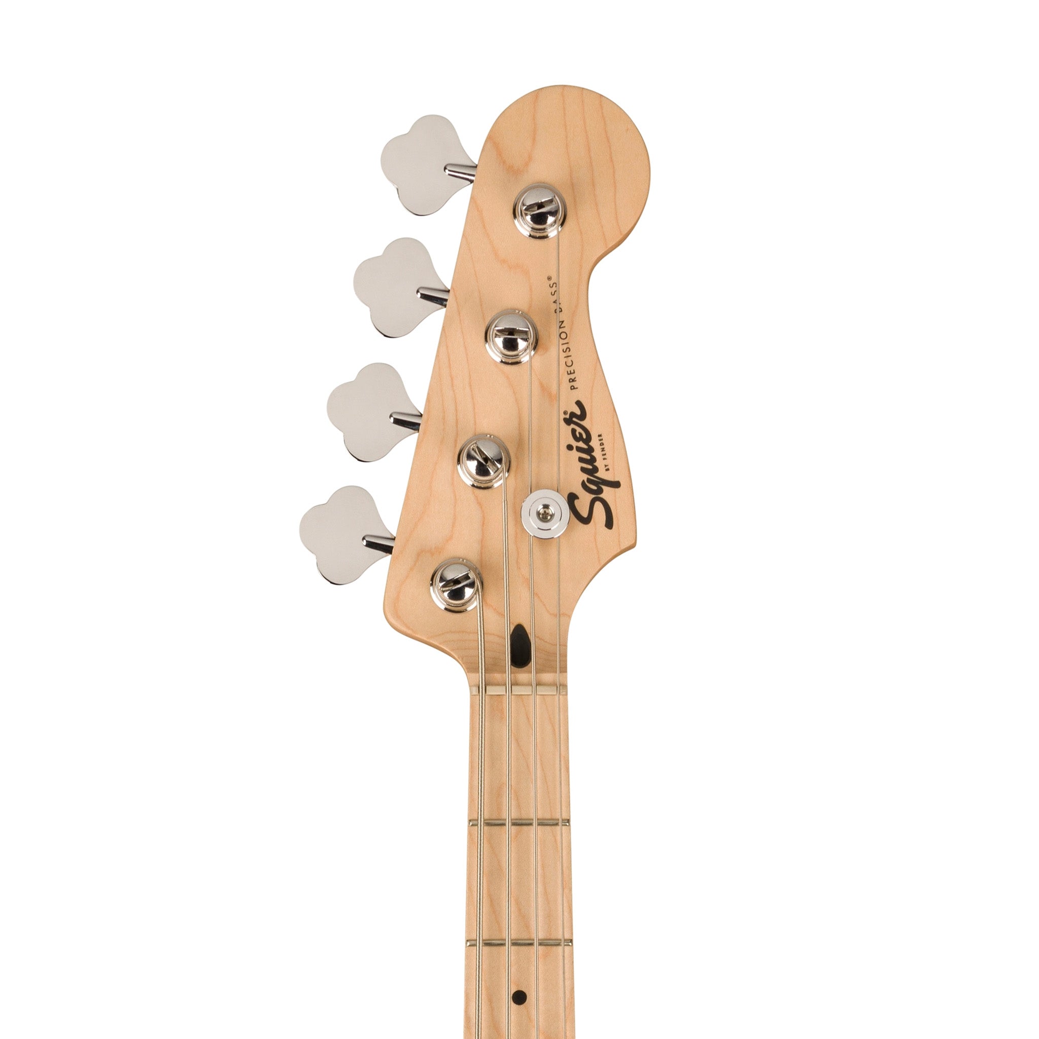 Squier Sonic Precision Bass Guitar Bundle w/White Pickguard, Maple FB, California Blue