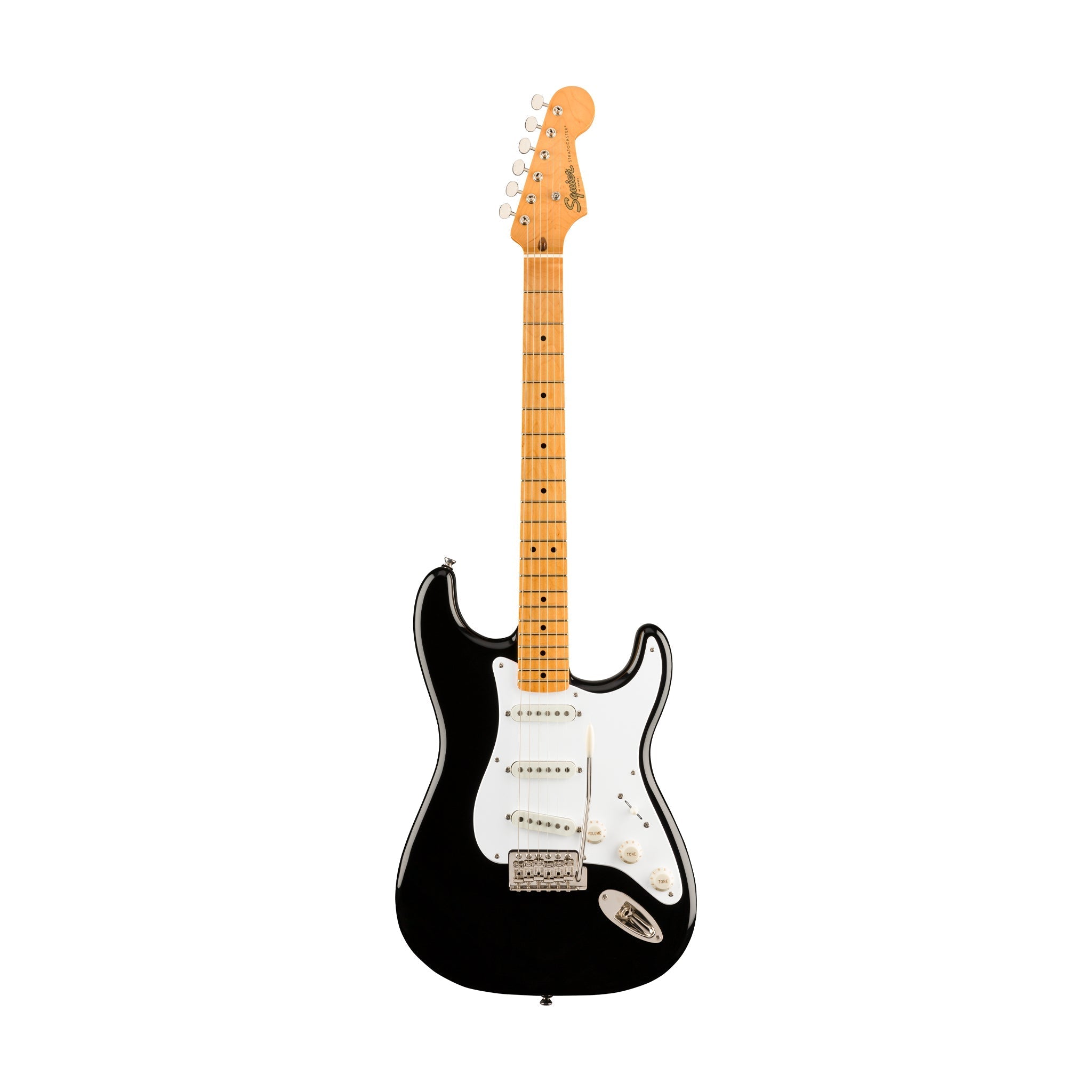 Squier Classic Vibe 50s Stratocaster Electric Guitar, Maple FB, Black |  SQUIER BY FENDER |  ELECTRIC GUITAR |  Zoso Music
