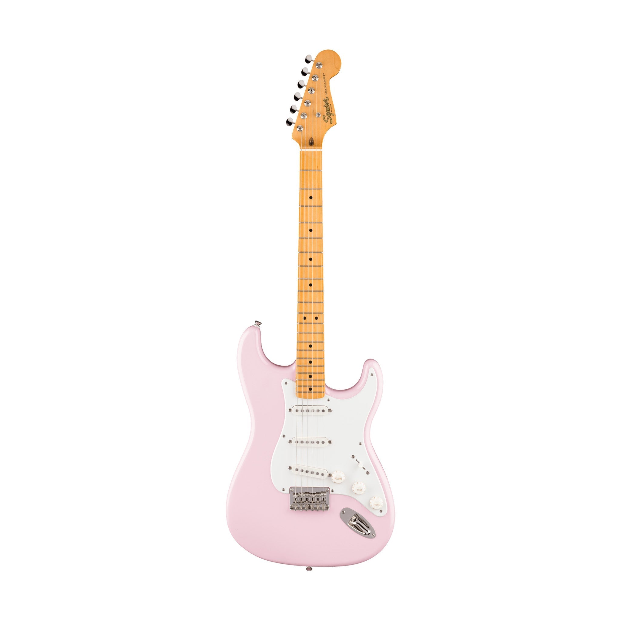 Squier Classic Vibe 50s Stratocaster Hardtail Electric Guitar, Maple FB, Shell Pink |  SQUIER BY FENDER |  ELECTRIC GUITAR |  Zoso Music