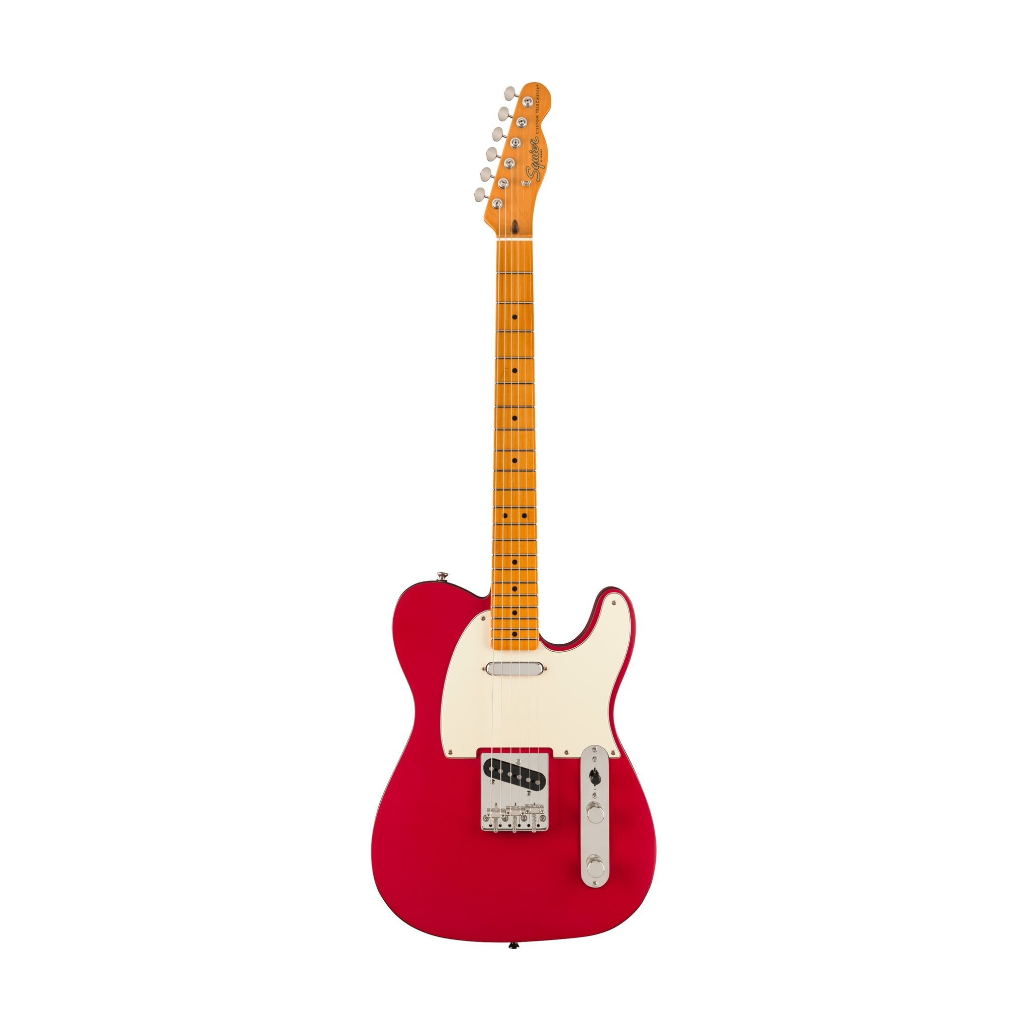 Squier Limited Edition Classic Vibe 60s Custom Telecaster Electric Guitar, Maple FB, Satin Dakota Red |  SQUIER BY FENDER |  ELECTRIC GUITAR |  Zoso Music