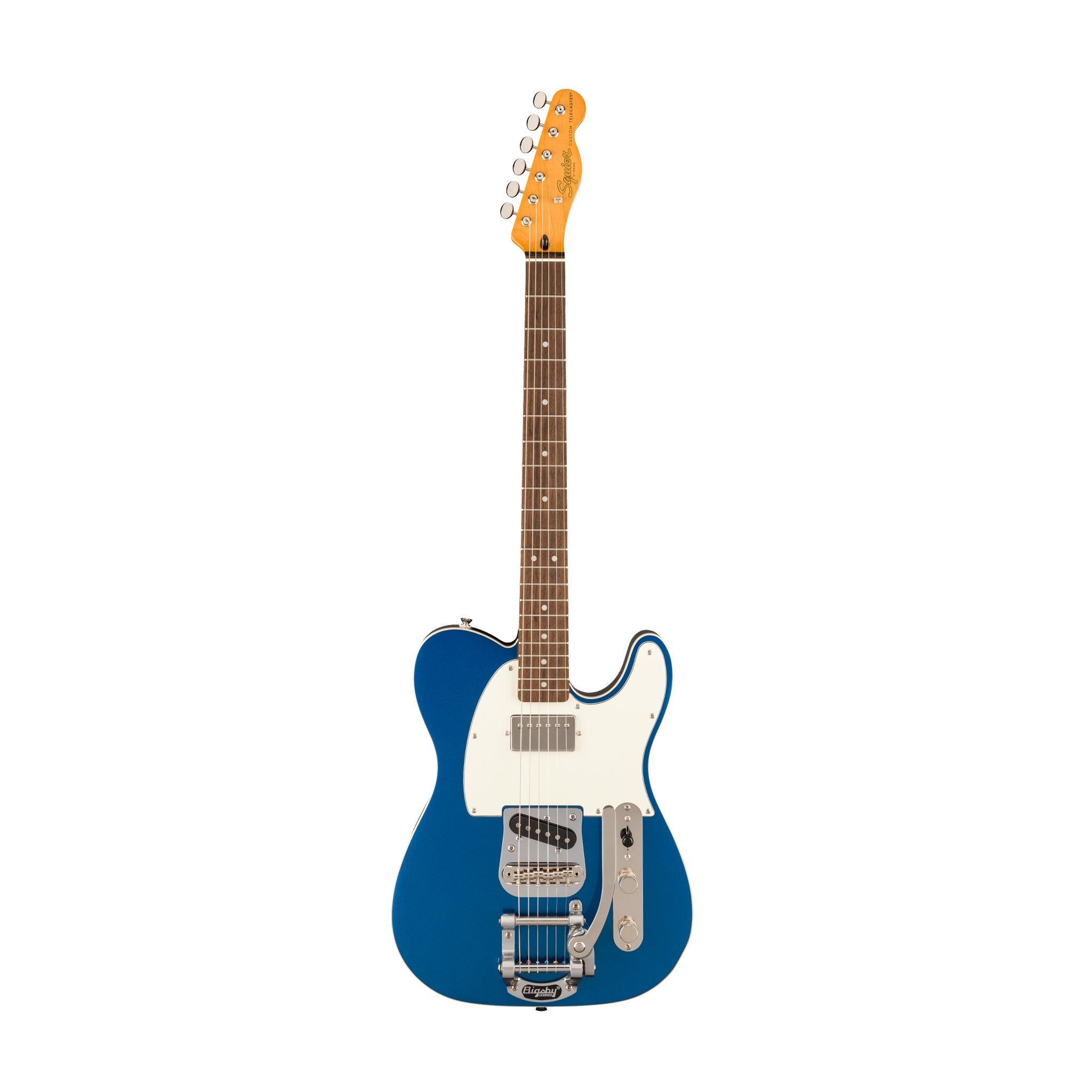 Squier FSR Classic Vibe Custom Telecaster SH Electric Guitar w/Bigsby, Lake Placid Blue |  SQUIER BY FENDER |  ELECTRIC GUITAR |  Zoso Music
