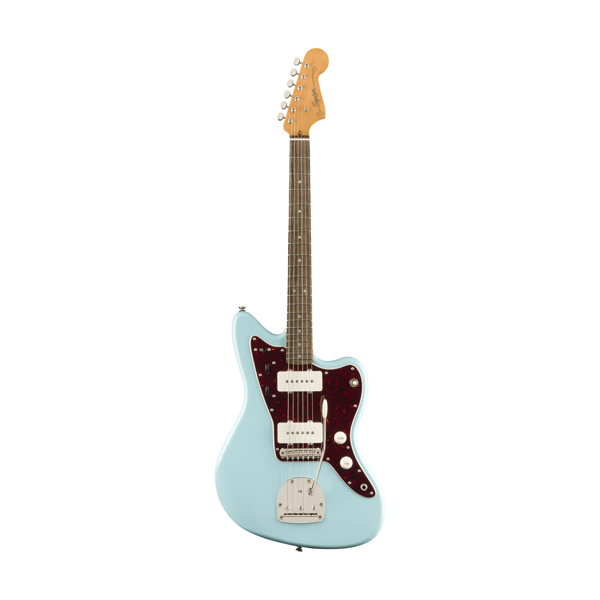 Squier FSR Classic Vibe 60s Jazzmaster Electric Guitar, Laurel FB, Daphne Blue | Zoso Music Sdn Bhd
