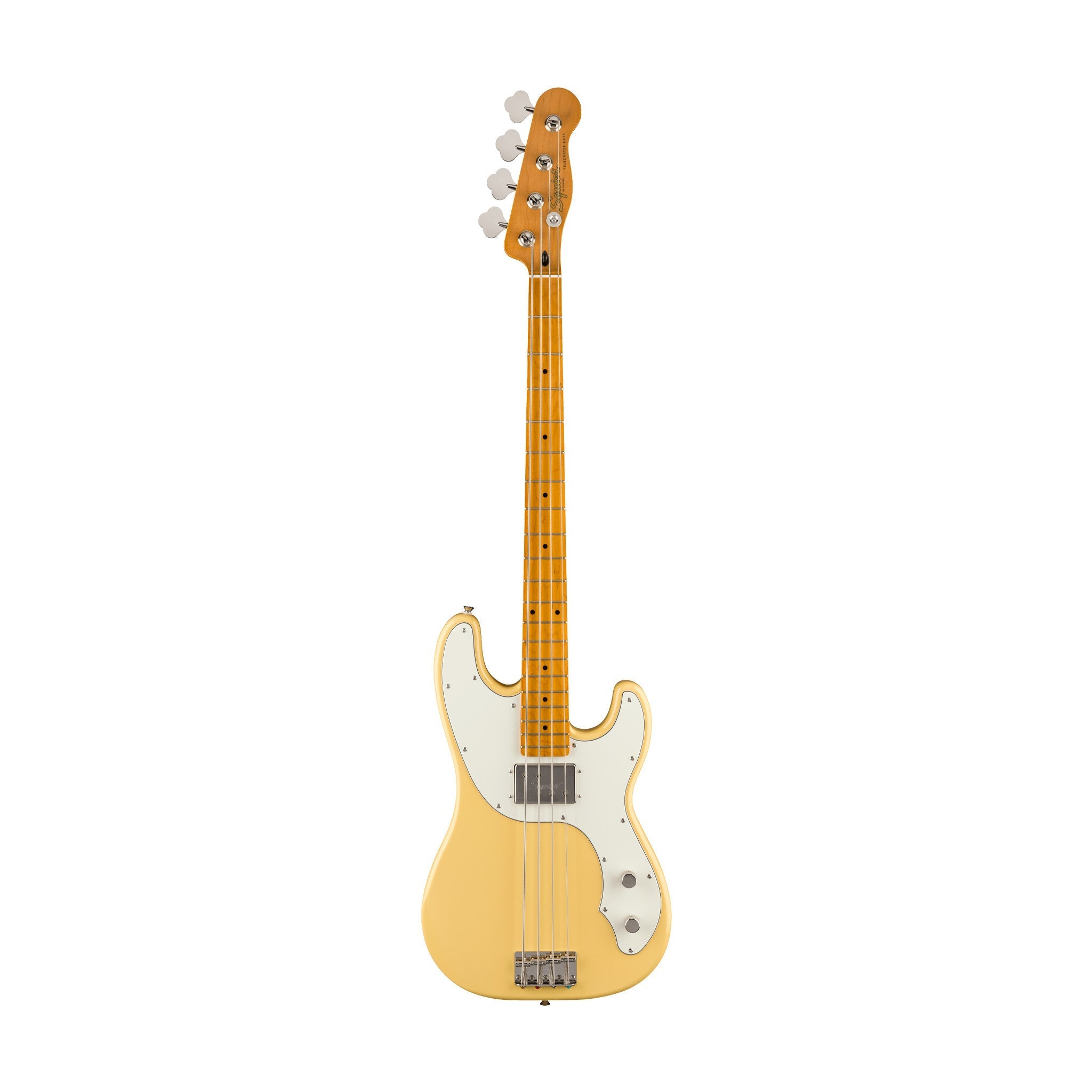 Squier FSR Classic Vibe Telecaster Bass Guitar, Maple FB, Vintage White |  SQUIER BY FENDER |  BASS GUITAR |  Zoso Music