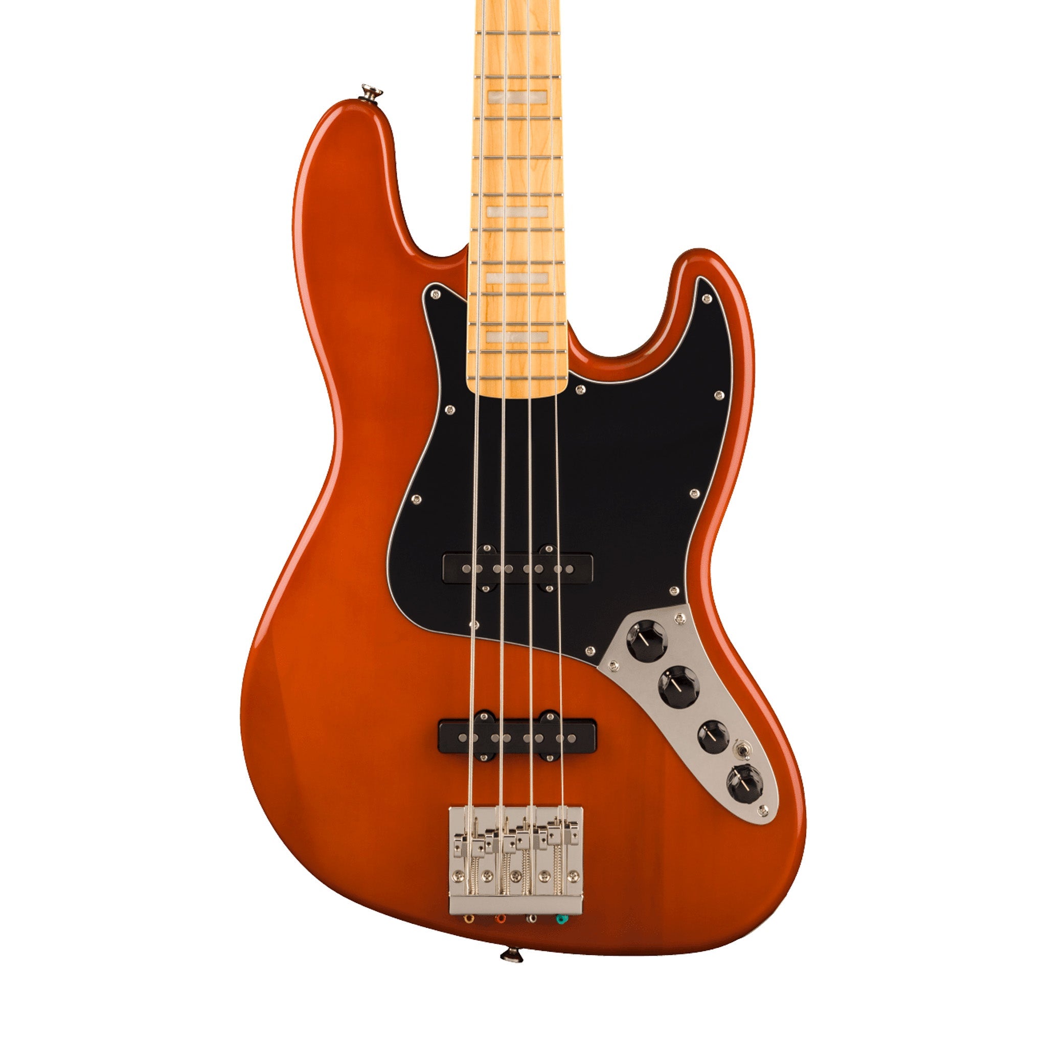 Squier Classic Vibe Active 70s Jazz Bass Guitar, Maple FB, Mocha | Zoso Music Sdn Bhd
