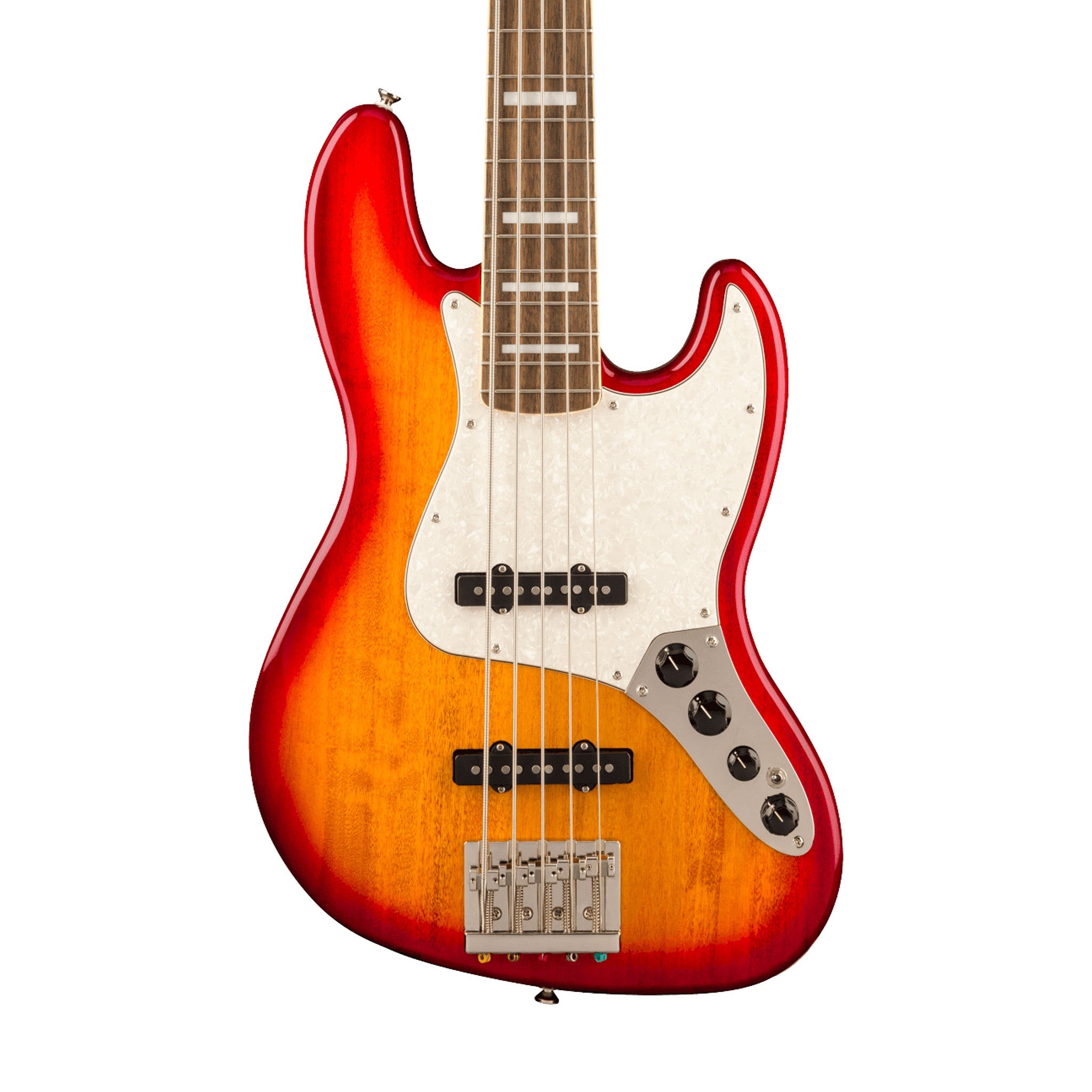 Squier Classic Vibe Active 70s Jazz Bass V Guitar, Laurel FB, Sienna Sunburst | Zoso Music Sdn Bhd
