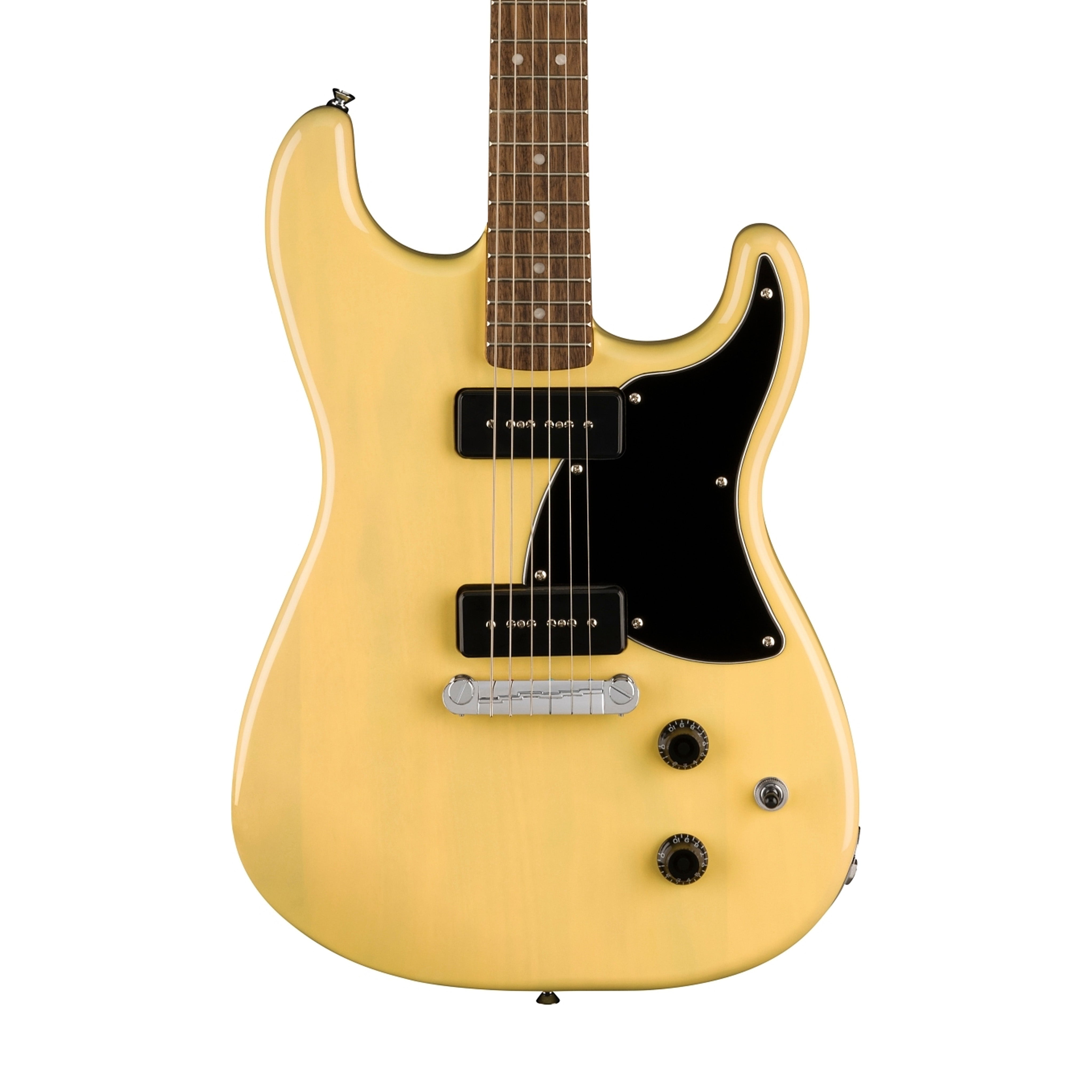 Squier Paranormal Strat-O-Sonic Electric Guitar, Laurel FB, Vintage Blonde | Zoso Music Sdn Bhd