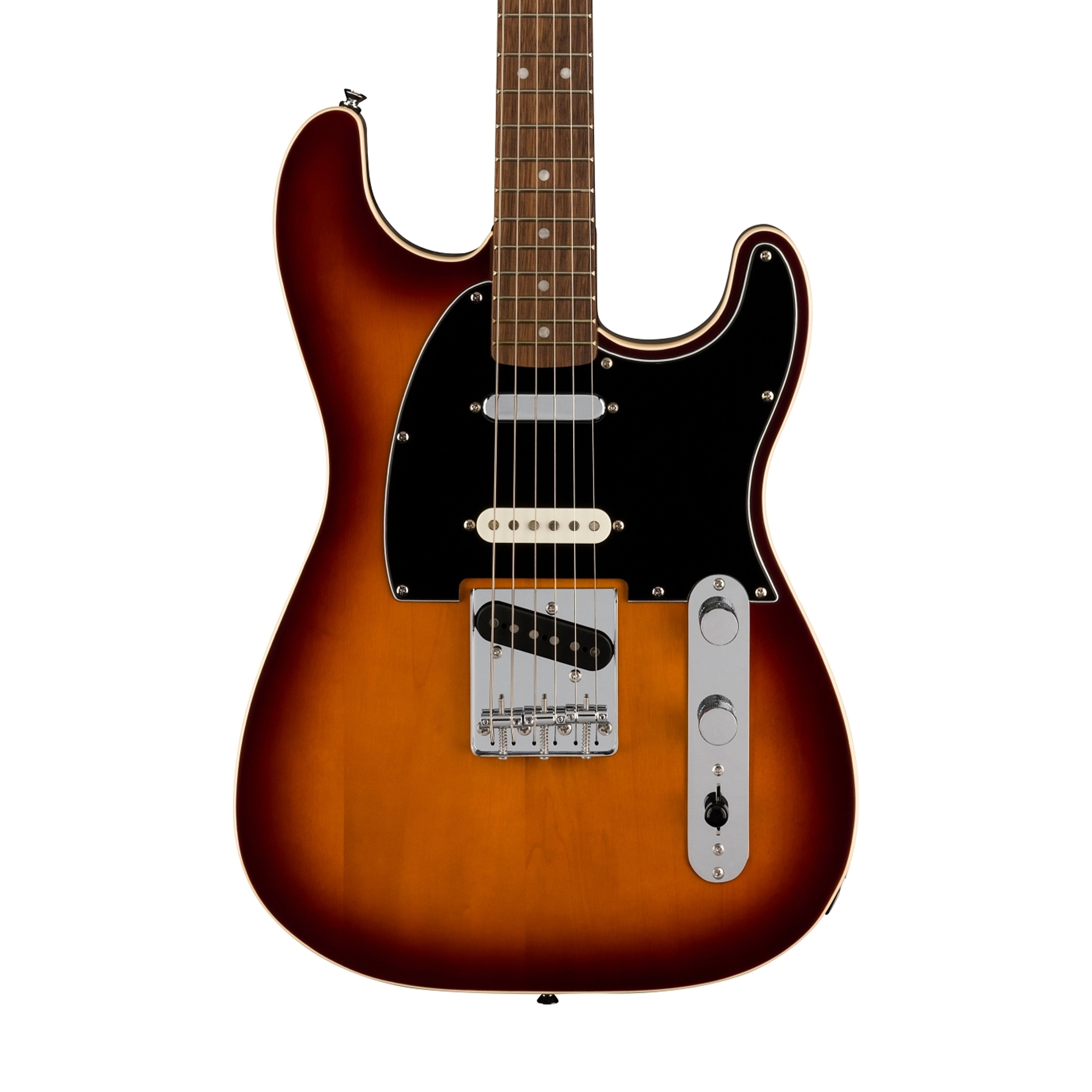 Squier Paranormal Custom Nashville Stratocaster Electric Guitar, Chocolate 2-Color Sunburst | Zoso Music Sdn Bhd