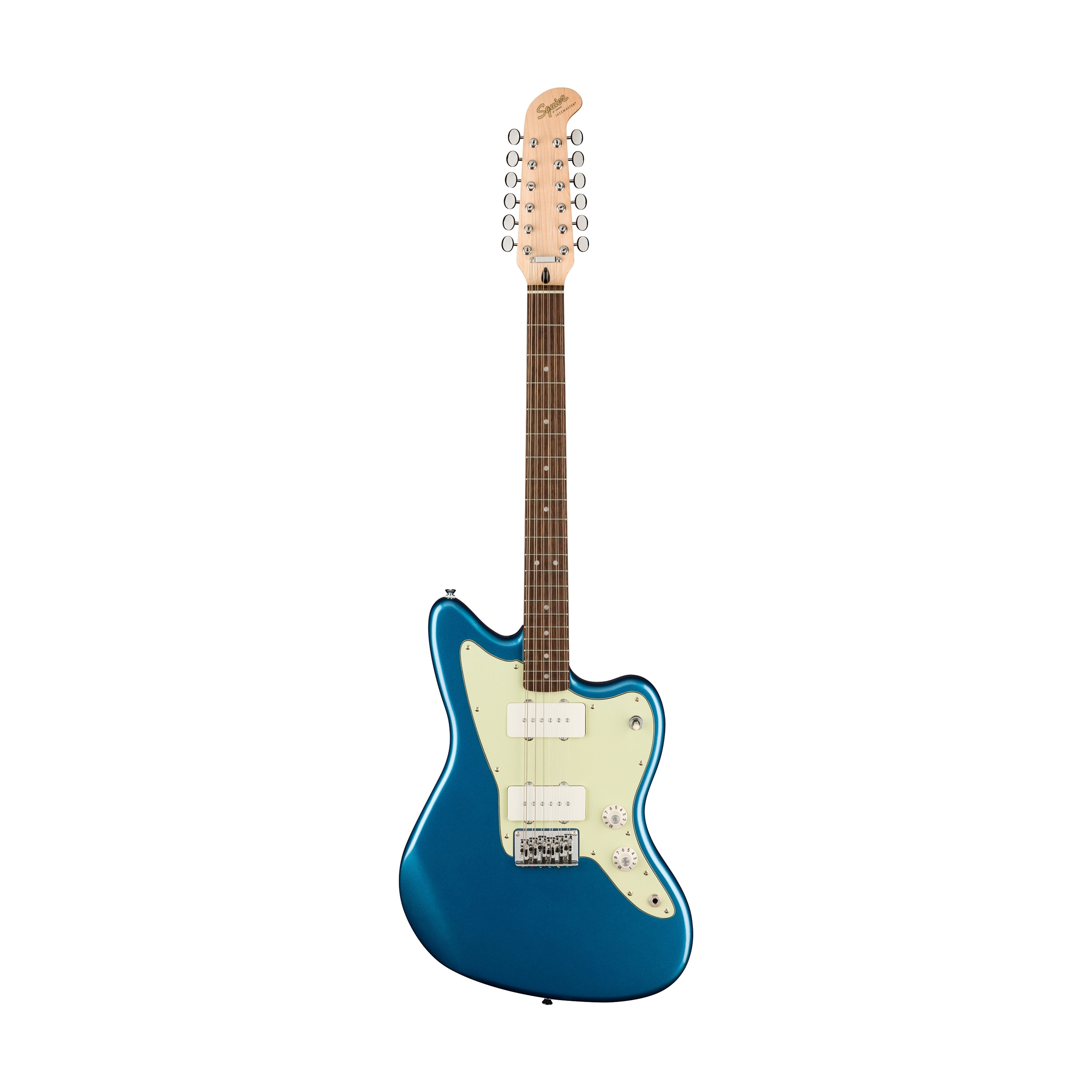 Squier Paranormal Jazzmaster XII 12-String Electric Guitar, Lake Placid Blue |  SQUIER BY FENDER |  ELECTRIC GUITAR |  Zoso Music