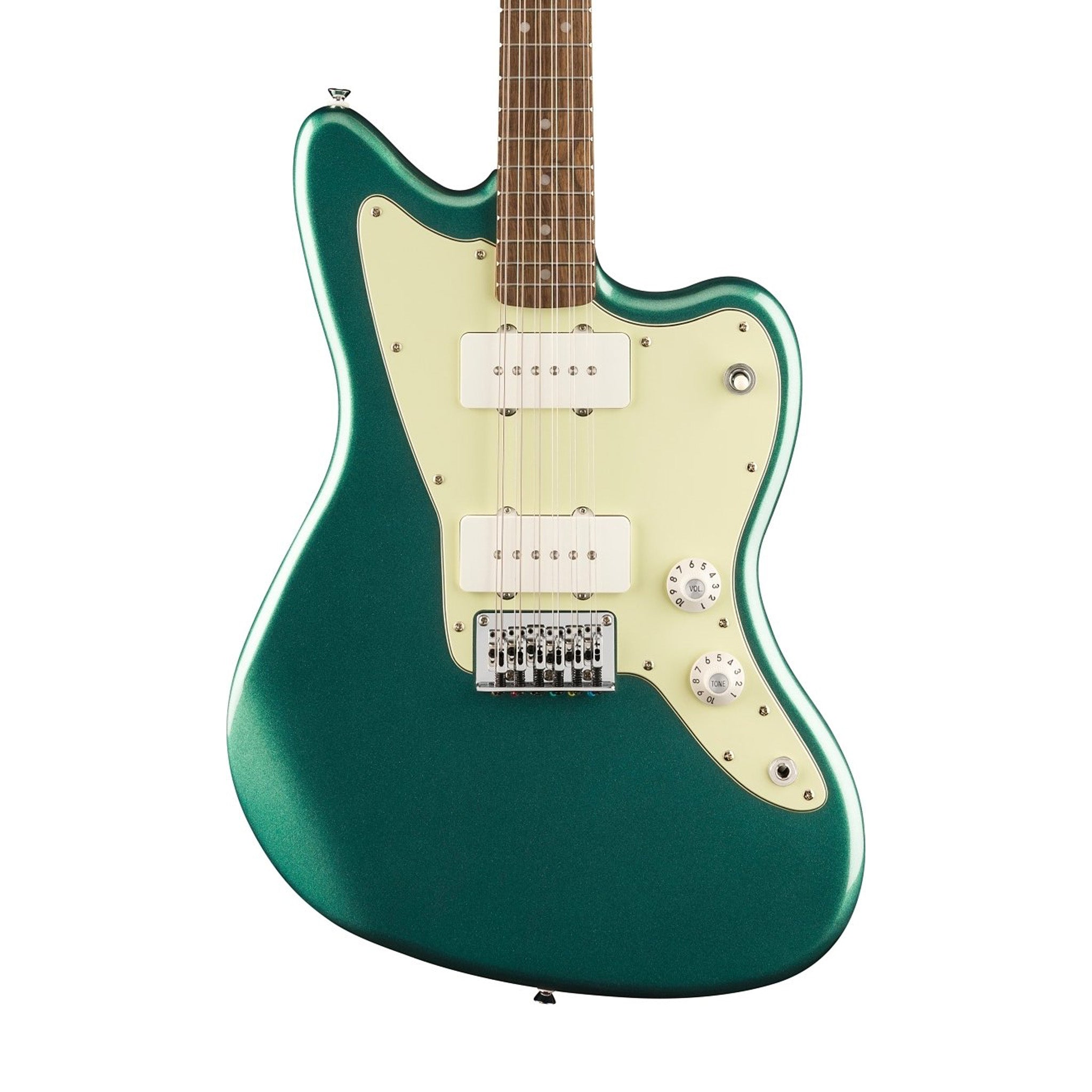 Squier Limited Edition Paranormal Jazzmaster XII Electric Guitar, Laurel FB, Sherwood Green | Zoso Music Sdn Bhd