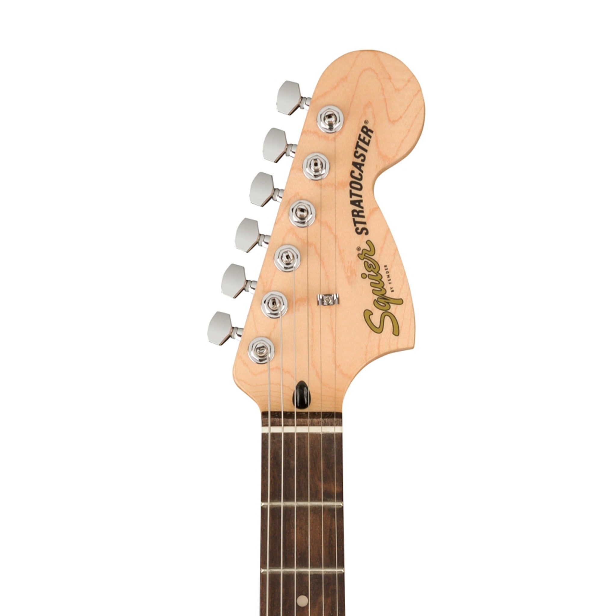 Squier FSR Affinity Series Stratocaster Electric Guitar w/White Pickguard, Laurel FB, Surf Green |  SQUIER BY FENDER |  ELECTRIC GUITAR |  Zoso Music