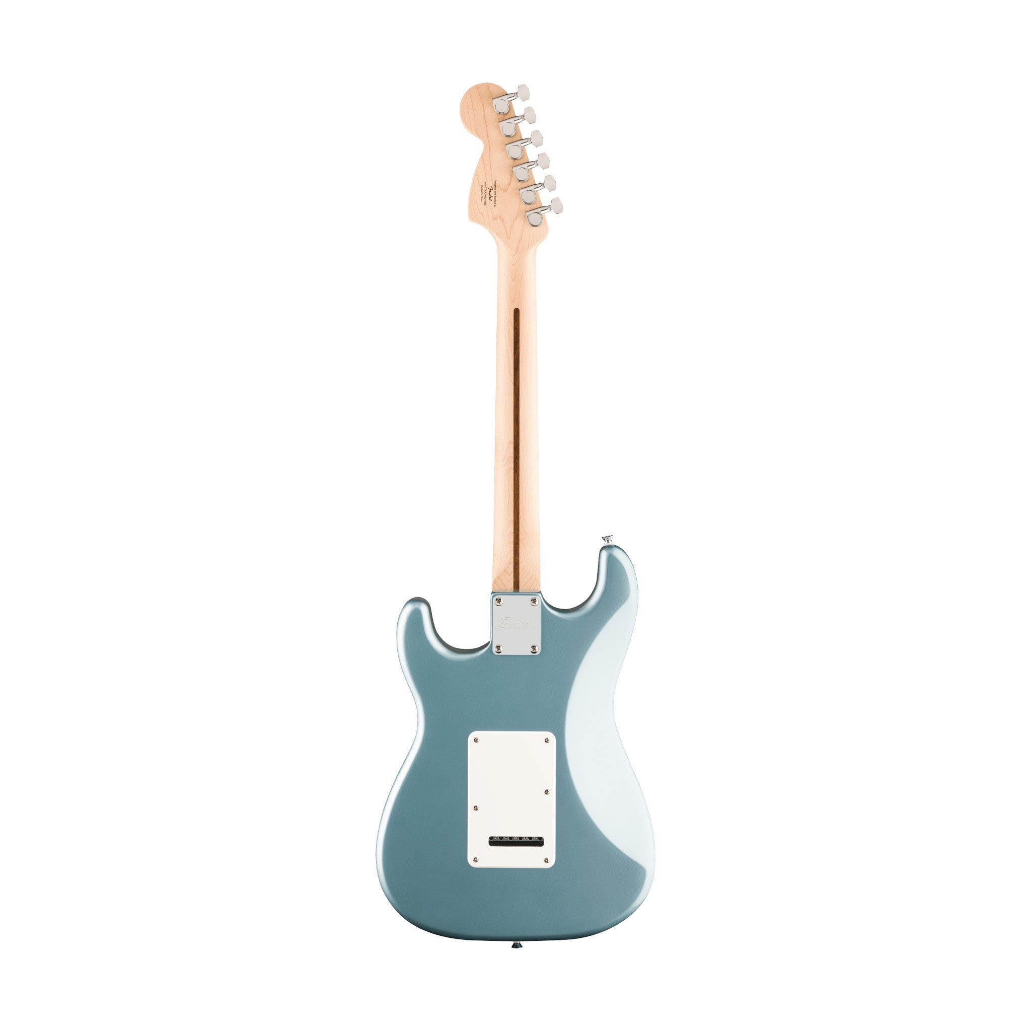 Squier Affinity Series Stratocaster Junior HSS Electric Guitar, Laurel FB, Ice Blue Metallic |  SQUIER BY FENDER |  ELECTRIC GUITAR |  Zoso Music