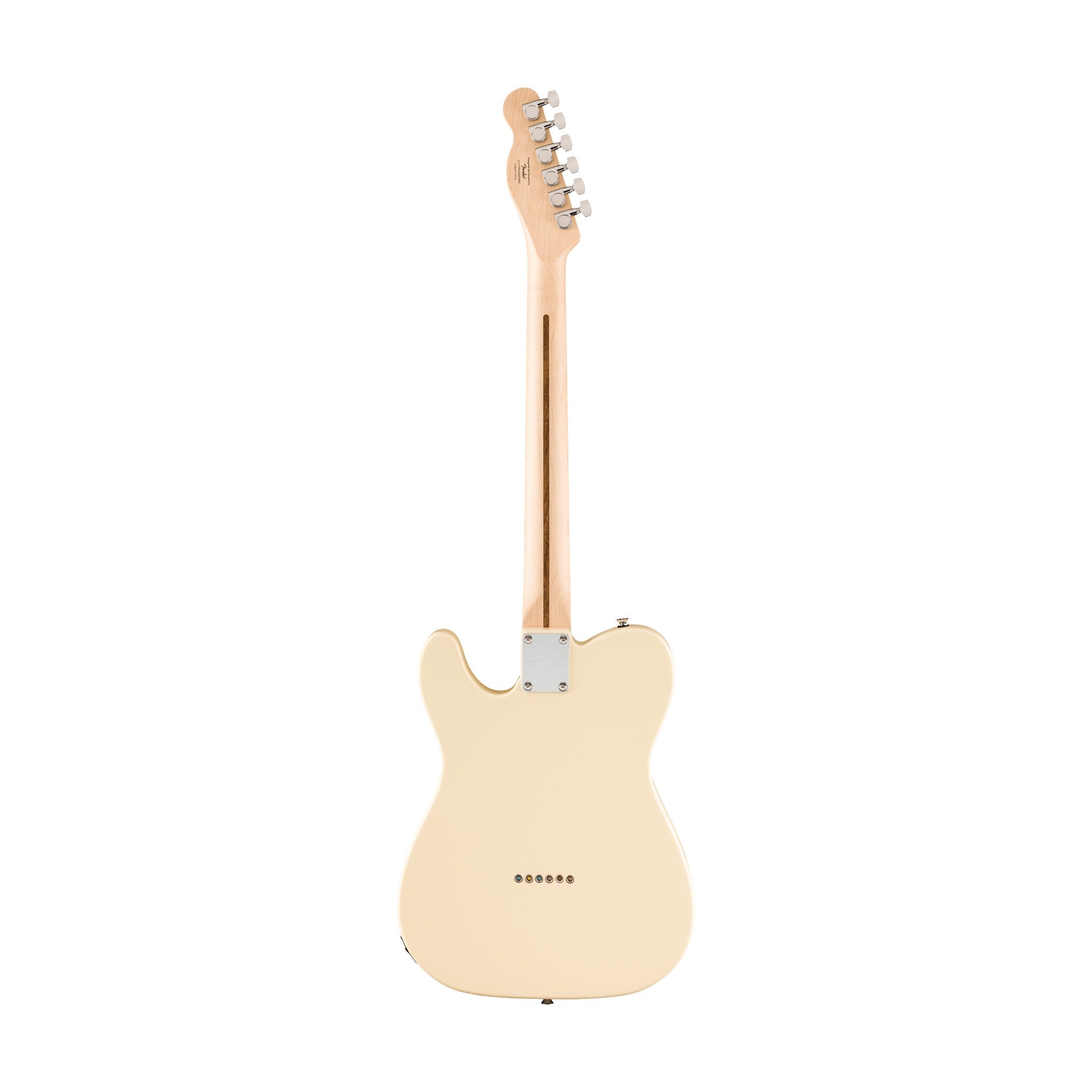 Squier Affinity Series Telecaster Thinline Electric Guitar, Laurel FB, Olympic White |  SQUIER BY FENDER |  ELECTRIC GUITAR |  Zoso Music
