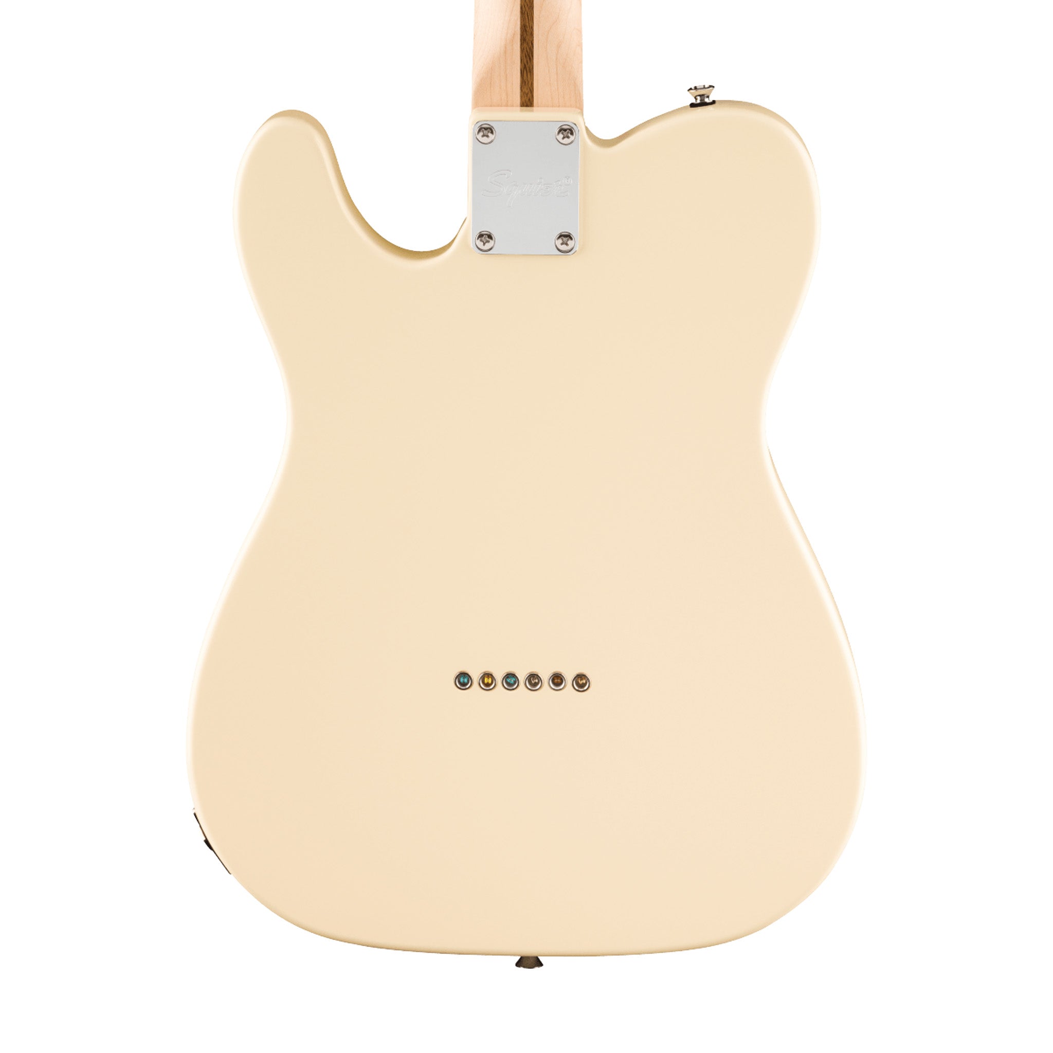 Squier Affinity Series Telecaster Thinline Electric Guitar, Laurel FB, Olympic White |  SQUIER BY FENDER |  ELECTRIC GUITAR |  Zoso Music