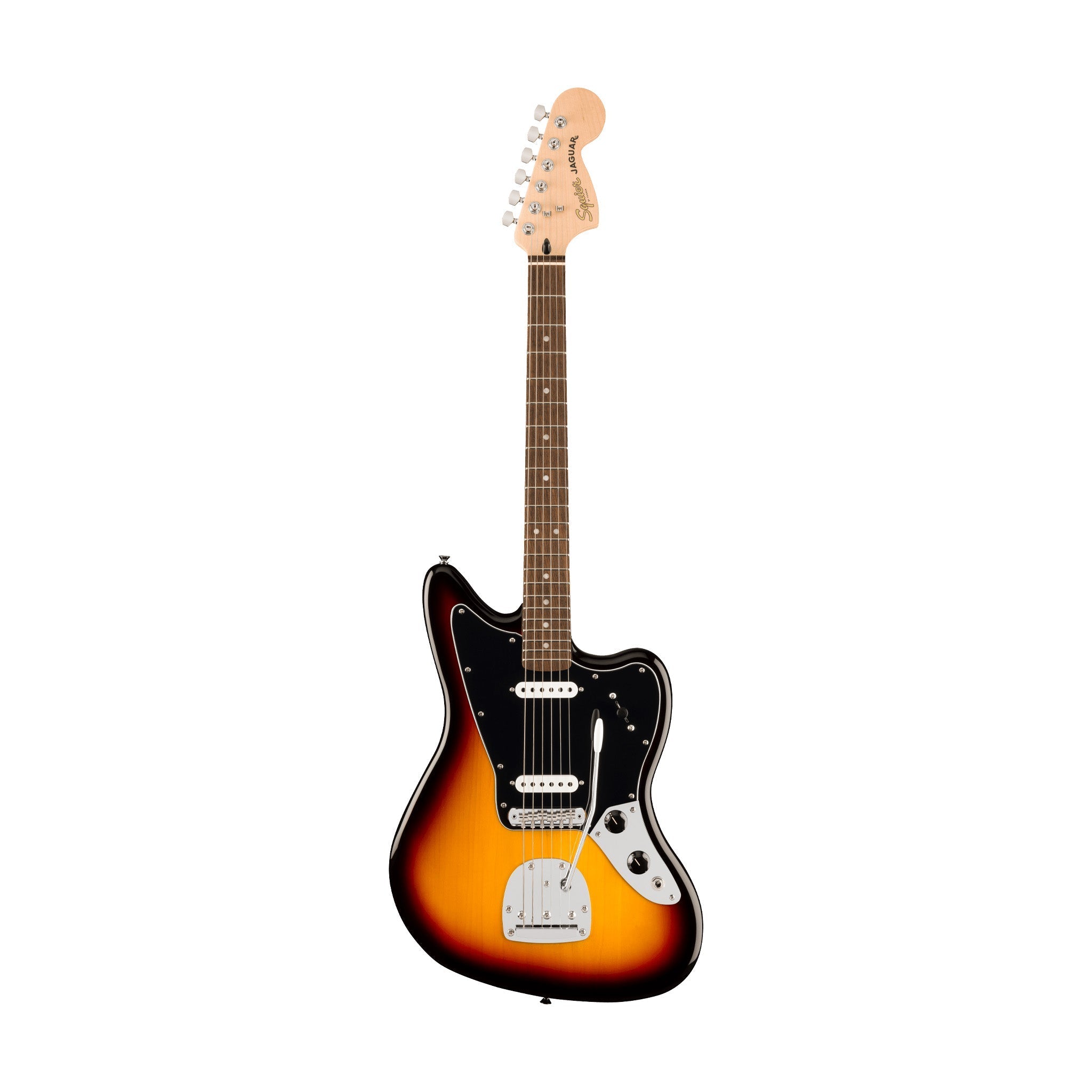 Squier Affinity Series Jaguar Electric Guitar, Laurel FB, 3-Color Sunburst |  SQUIER BY FENDER |  ELECTRIC GUITAR |  Zoso Music