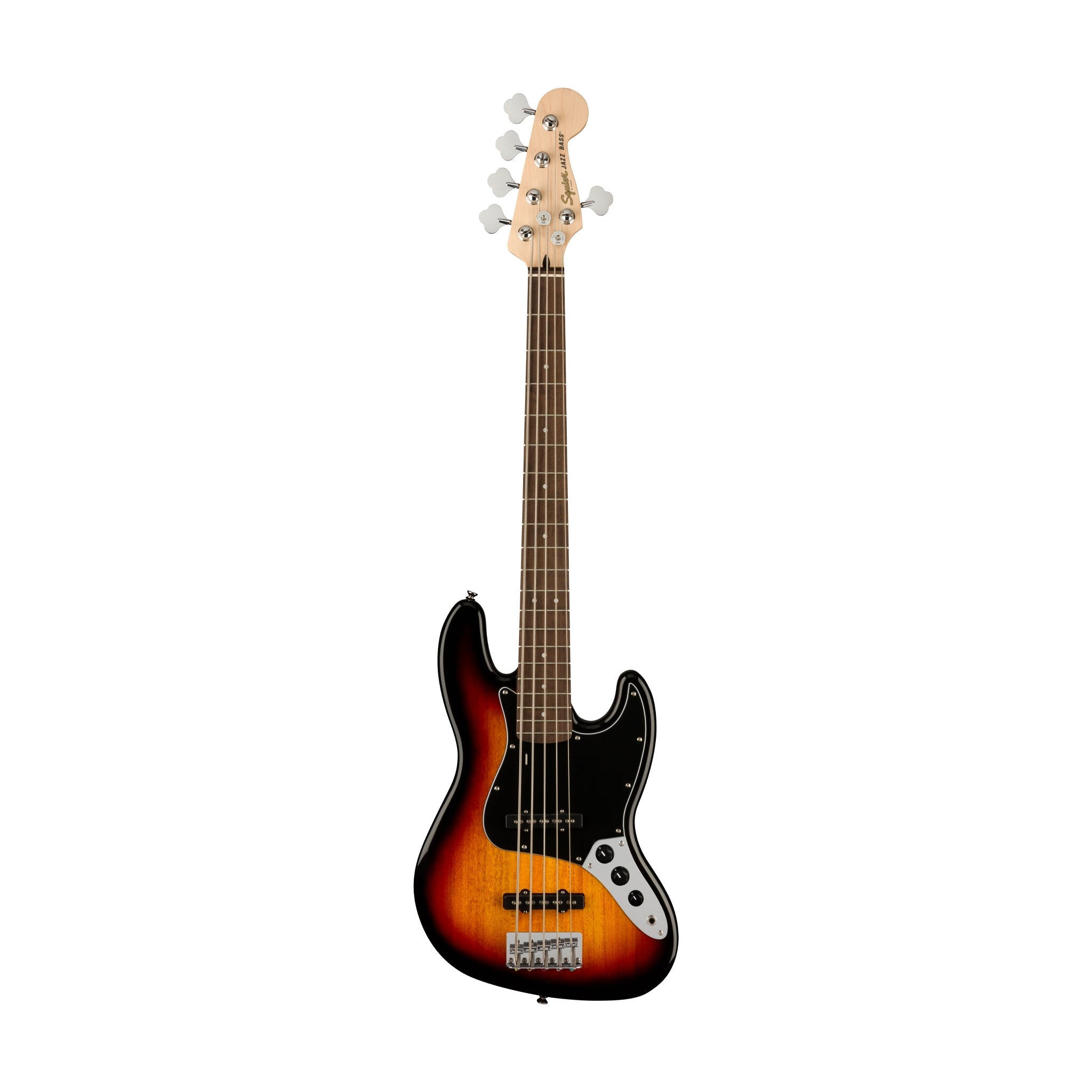 Squier Affinity Series Jazz Bass V Guitar, Laurel FB, 3-Color Sunburst
