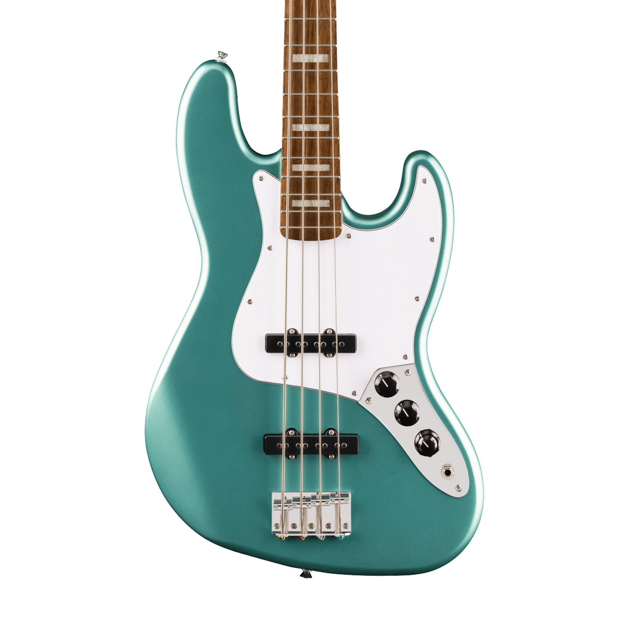Squier Affinity Series Active Jazz Bass Guitar, Laurel FB, Mystic Sea Foam Green| Zoso Music Sdn Bhd
