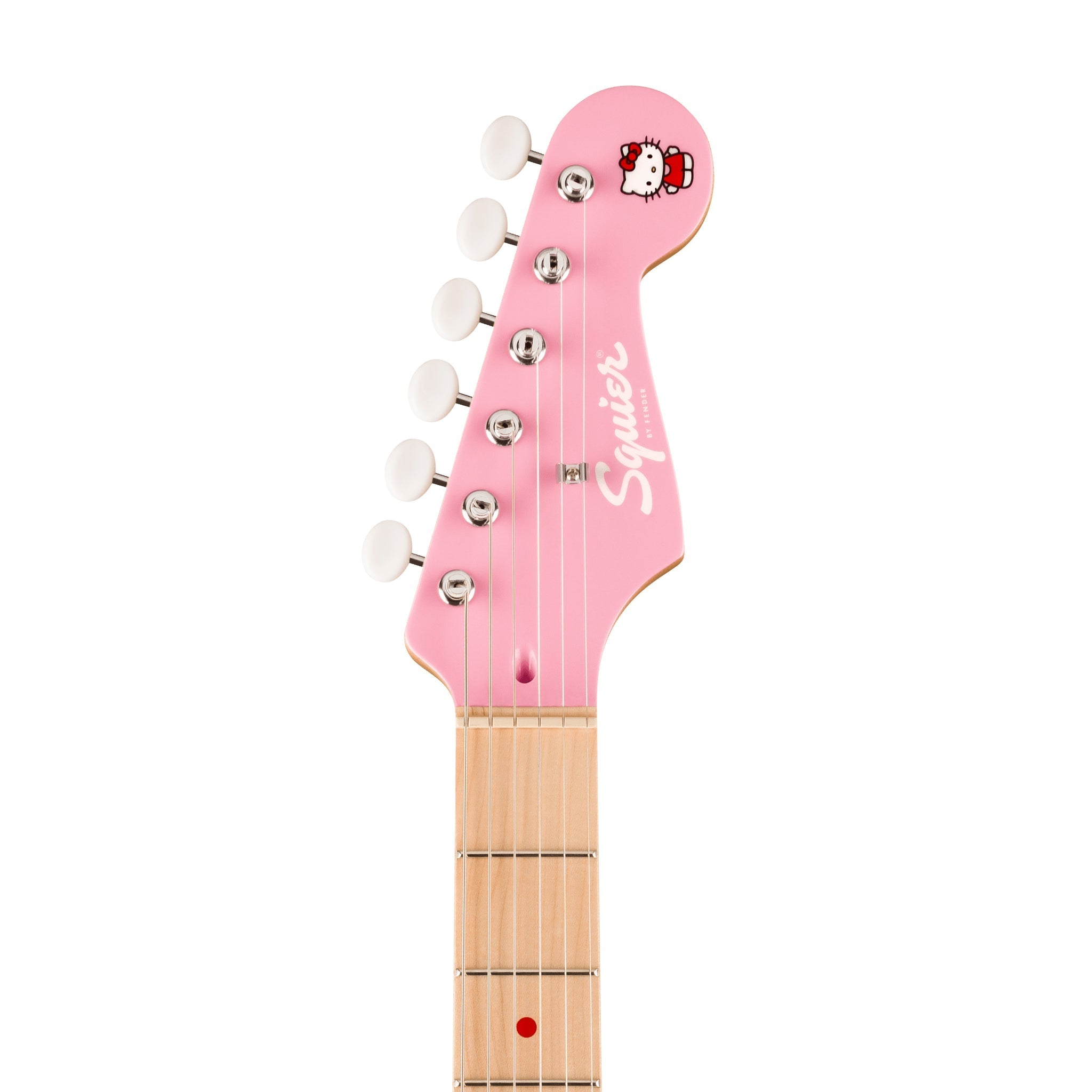 Squier by Fender Limited Edition Hello Kitty Stratocaster Electric Guitar, Maple FB, Pink |  SQUIER BY FENDER |  ELECTRIC GUITAR |  Zoso Music