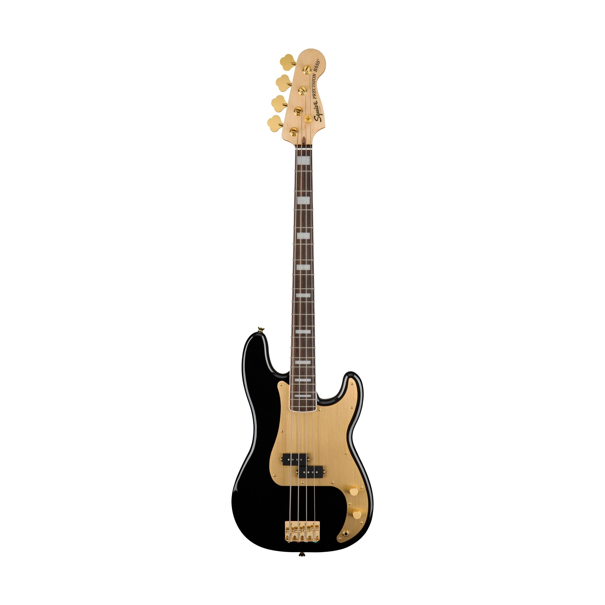 Squier 40th Anniversary Gold Edition Front View Zoso msuic 